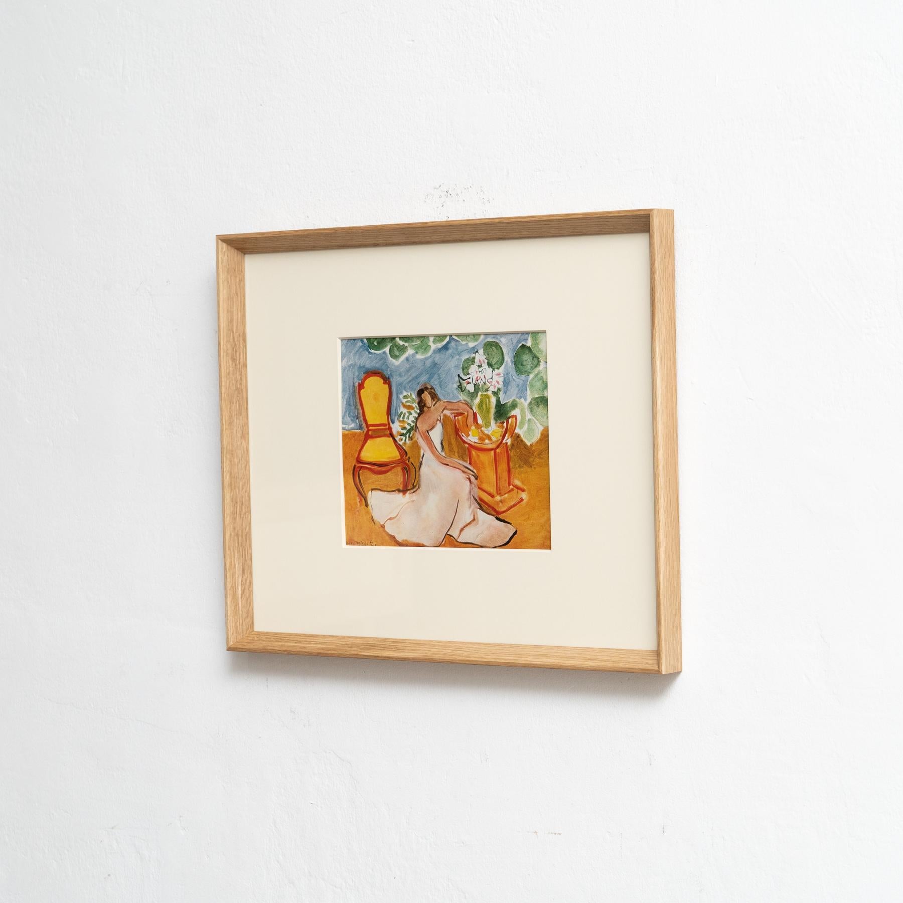 Mid-Century Modern Rare Henri Matisse Artwork, Editions du Chene, 1943 For Sale