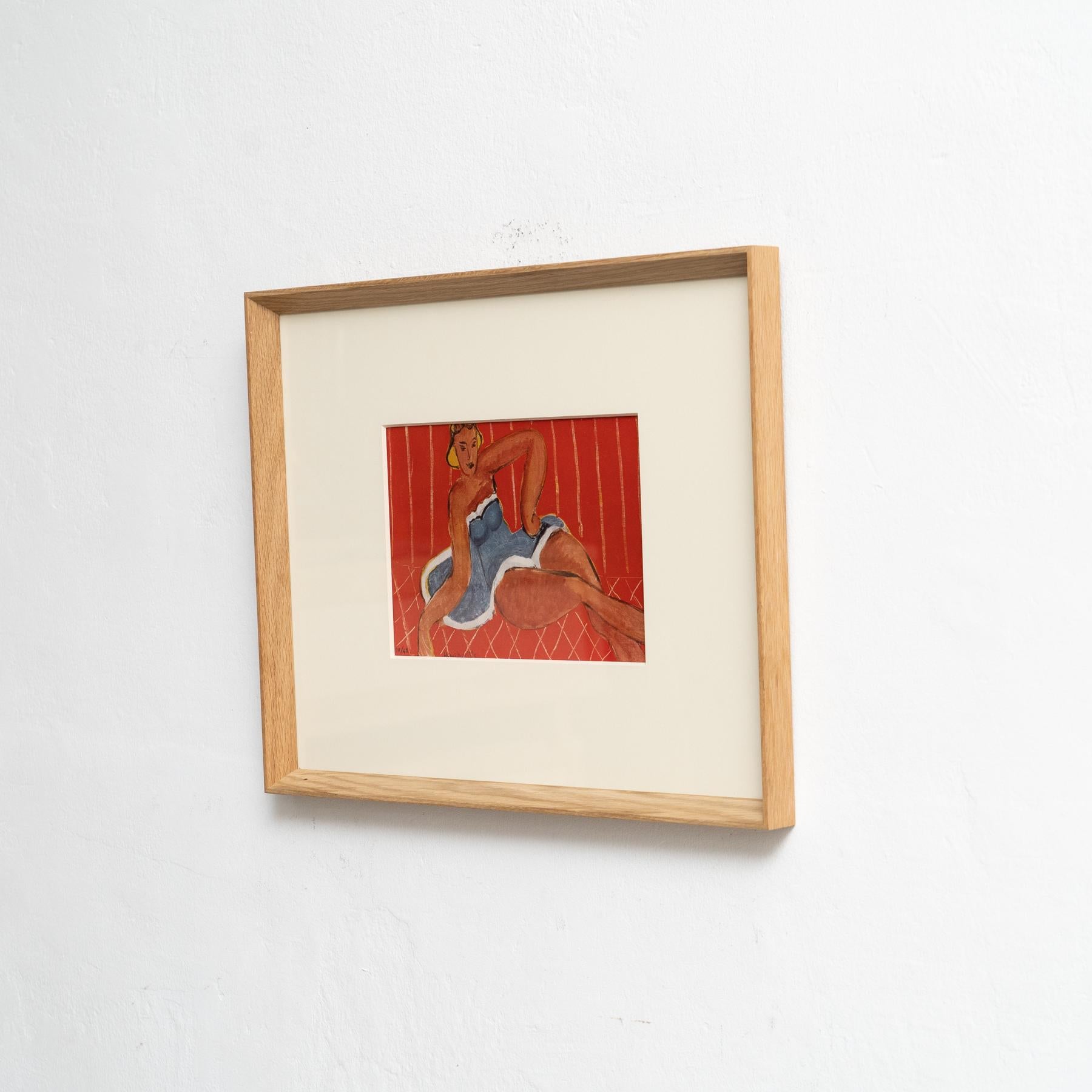 Mid-Century moderno Rara opera d'arte di Henri Matisse, Editions du Chene, 1943 in vendita