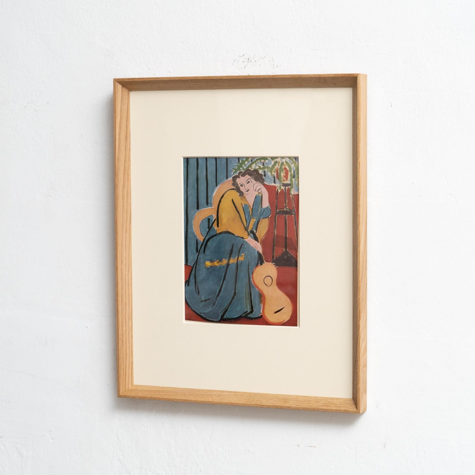 Mid-Century Modern Rare Henri Matisse Artwork, Editions du Chene, 1943 For Sale
