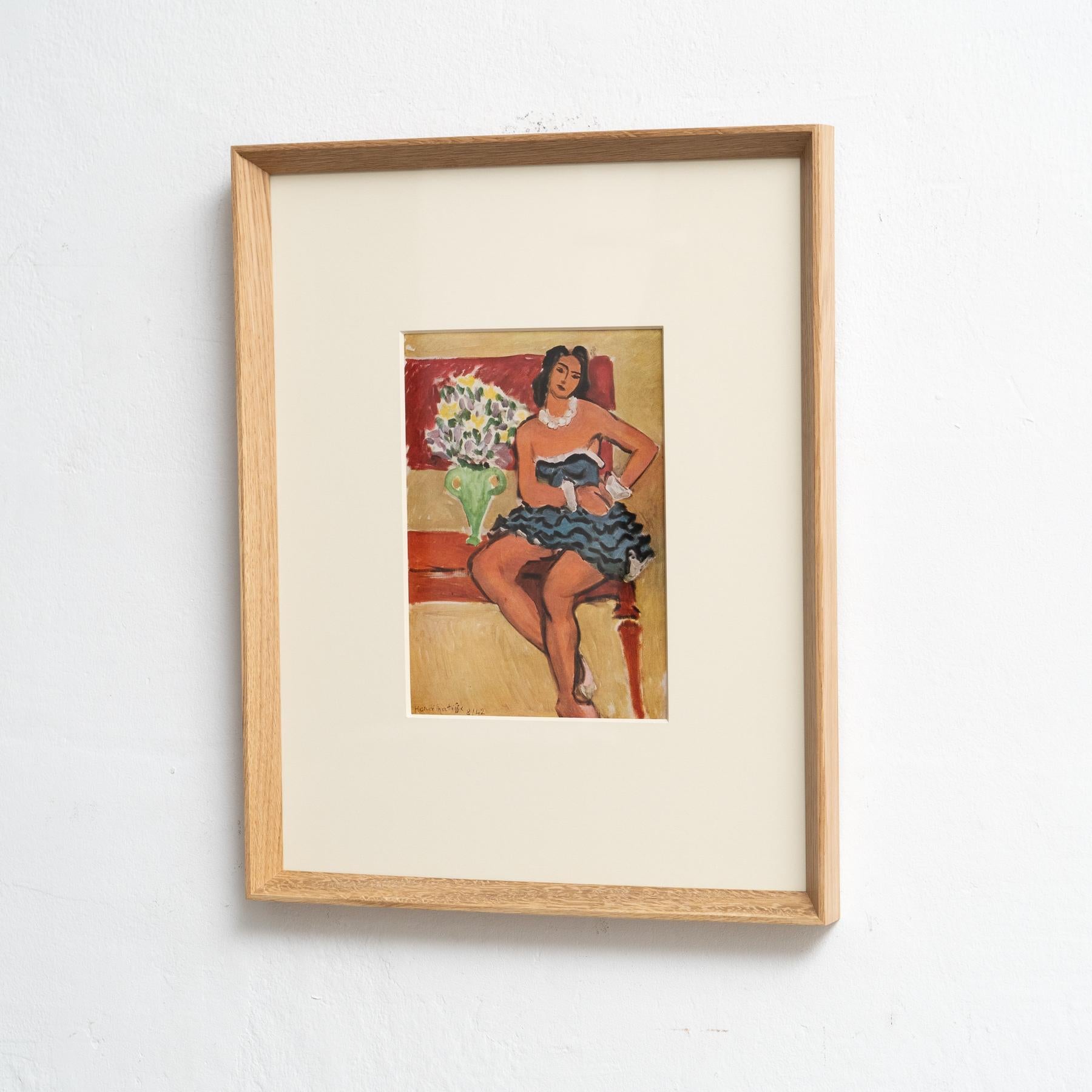 Mid-Century Modern Rare Henri Matisse Artwork, Editions du Chene, 1943 For Sale
