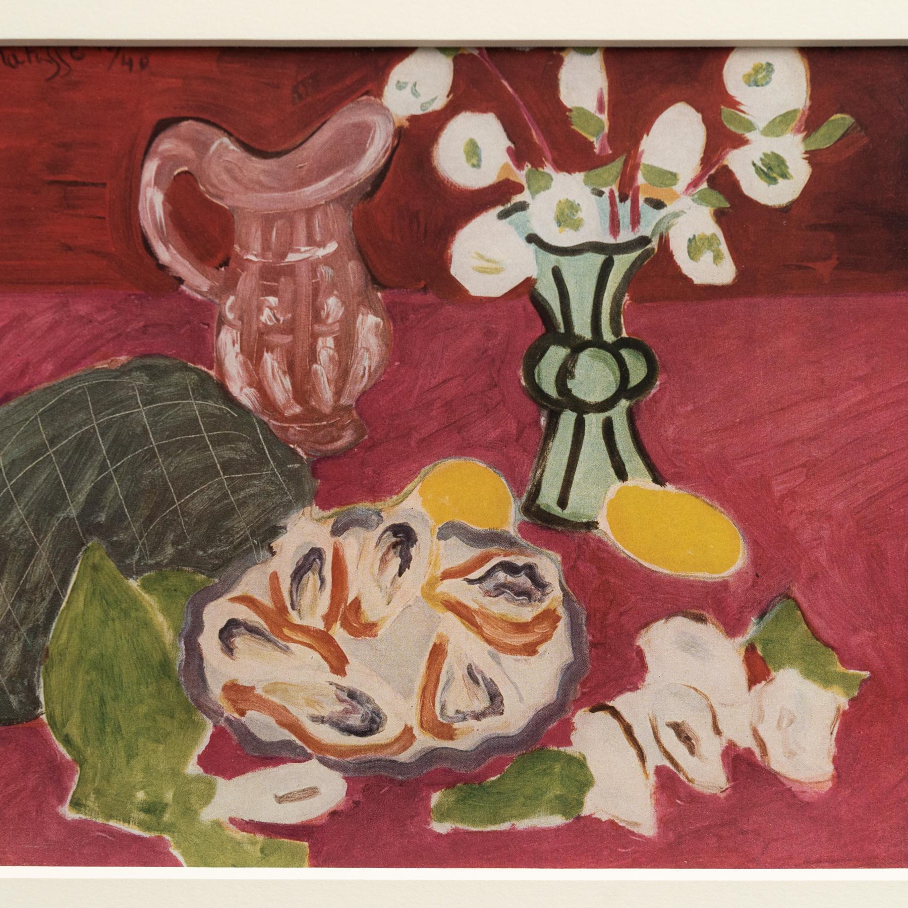 French Rare Henri Matisse Artwork, Editions du Chene, 1943 For Sale