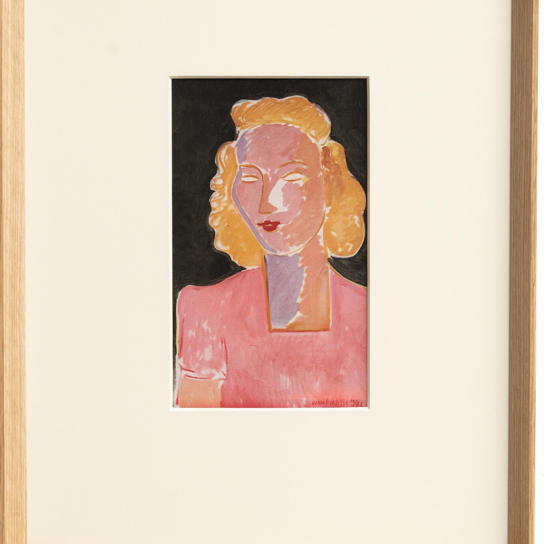 French Rare Henri Matisse Artwork, Editions du Chene, 1943 For Sale