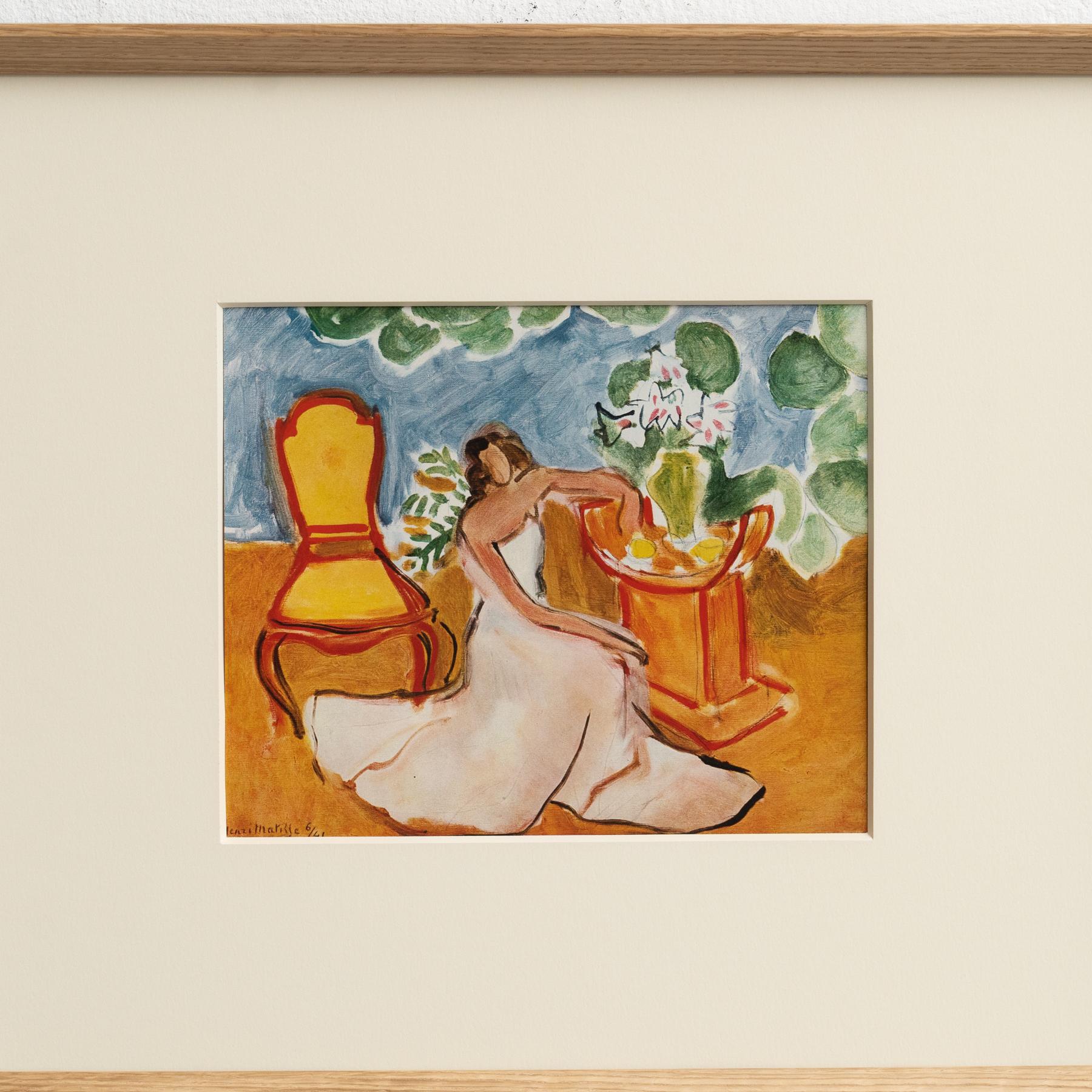 French Rare Henri Matisse Artwork, Editions du Chene, 1943 For Sale