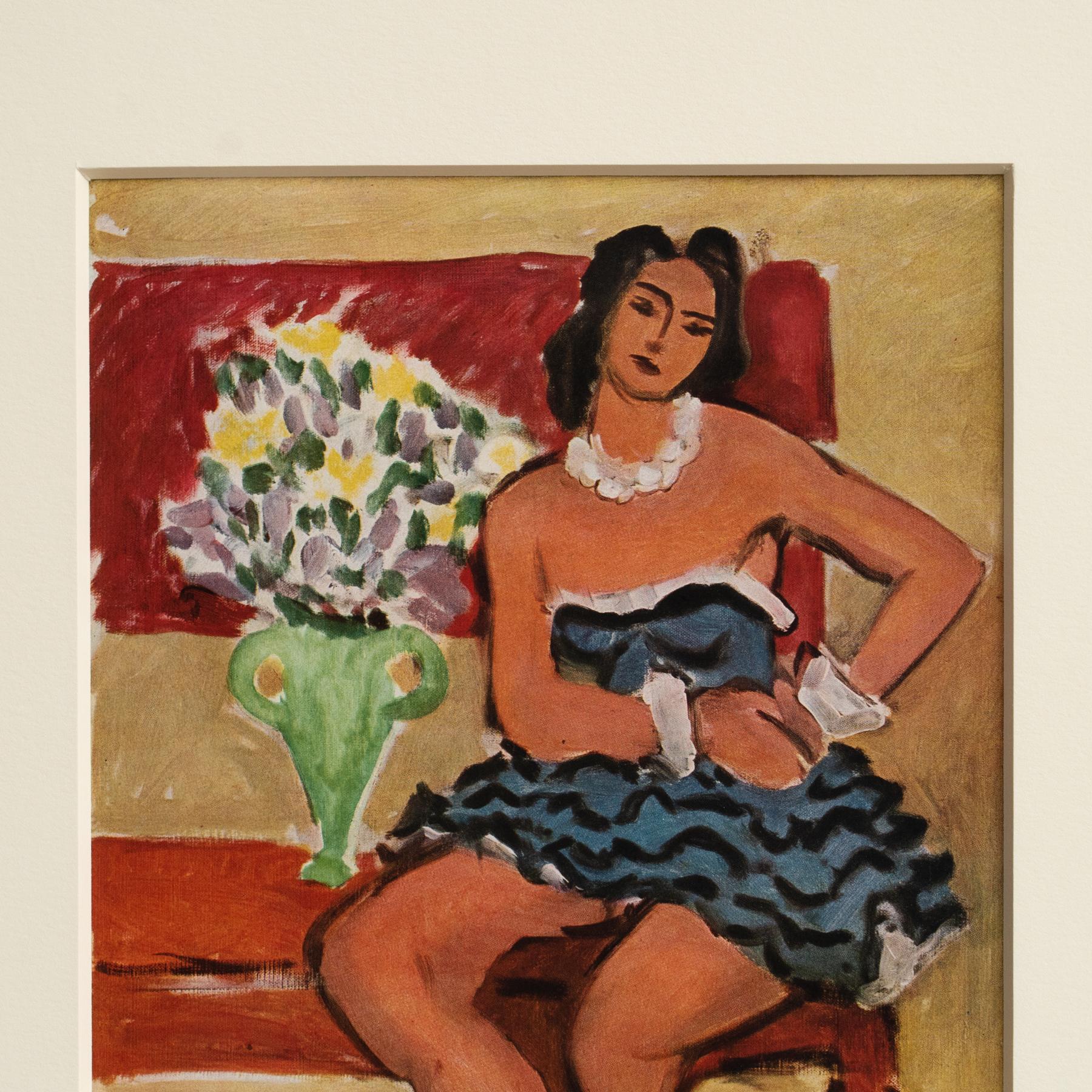French Rare Henri Matisse Artwork, Editions du Chene, 1943 For Sale