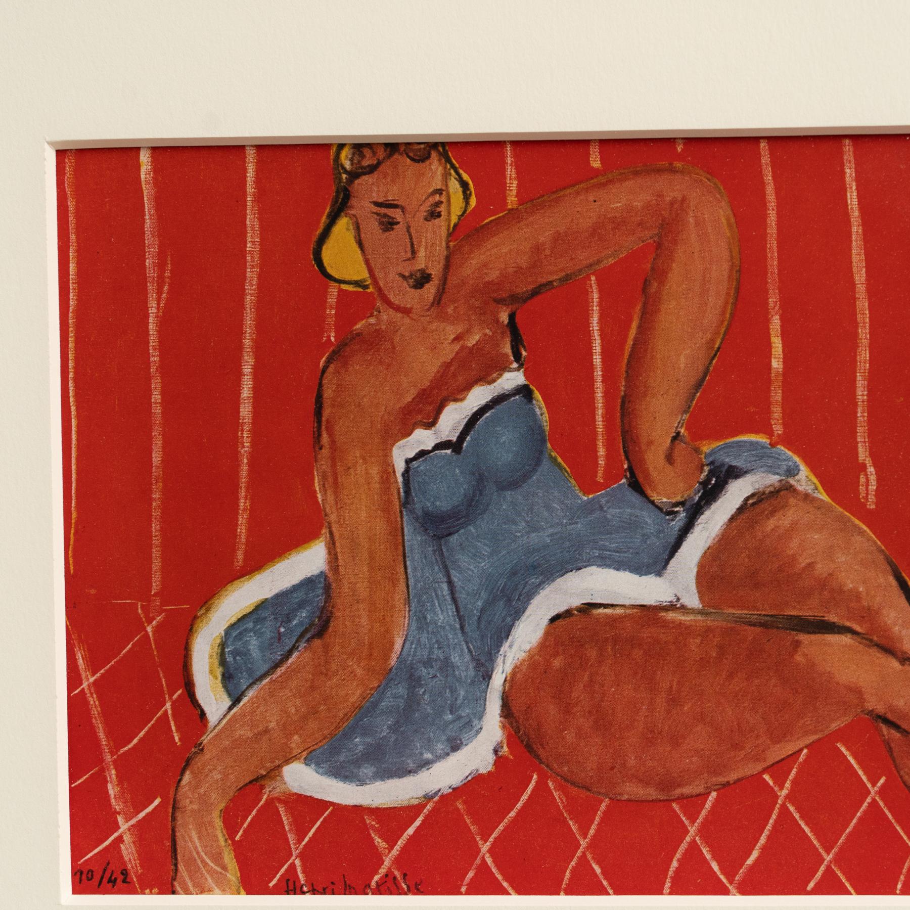 Rara opera d'arte di Henri Matisse, Editions du Chene, 1943 In condizioni buone in vendita a Barcelona, Barcelona