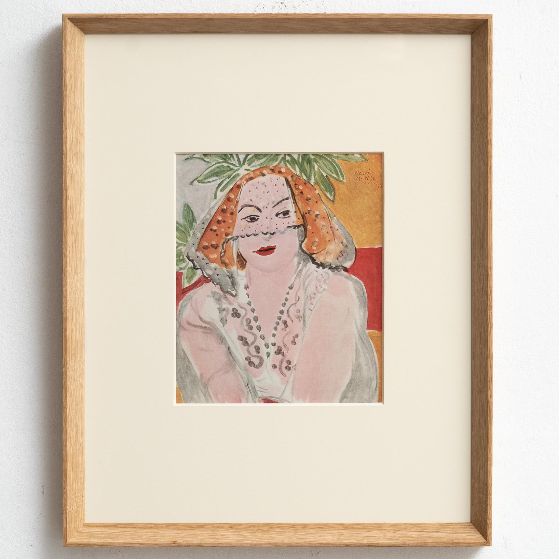 Rare Henri Matisse Artwork, Editions du Chene, 1943 In Good Condition For Sale In Barcelona, Barcelona
