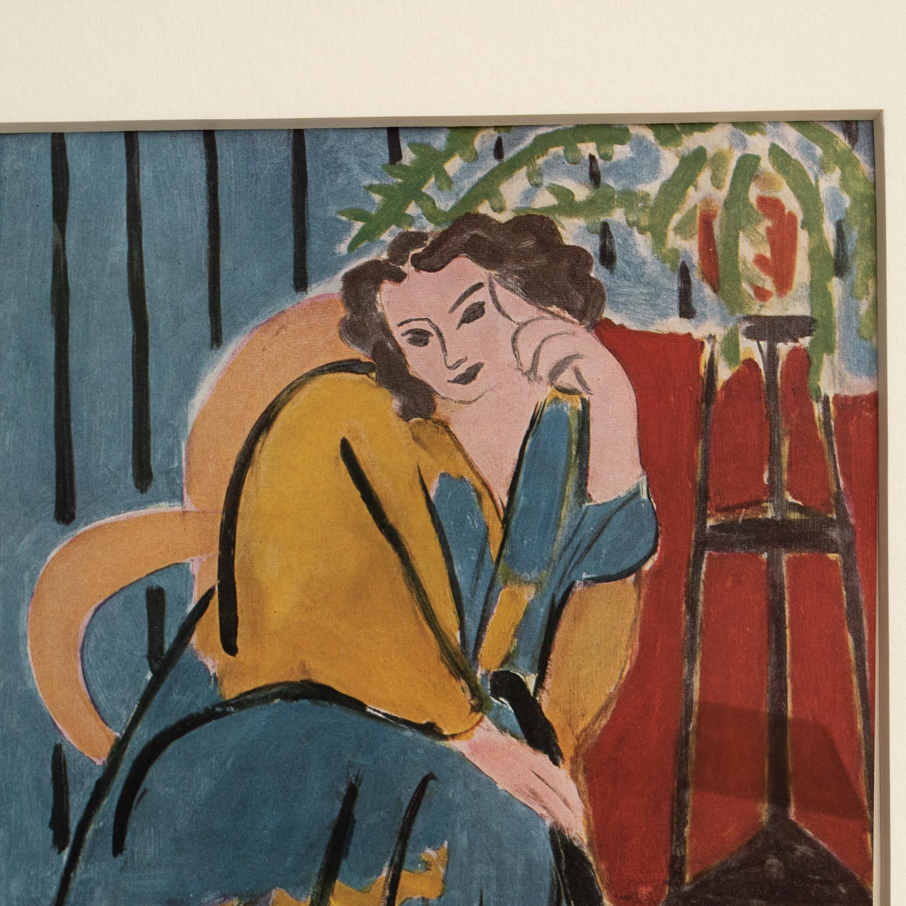 Rare Henri Matisse Artwork, Editions du Chene, 1943 In Good Condition For Sale In Barcelona, Barcelona