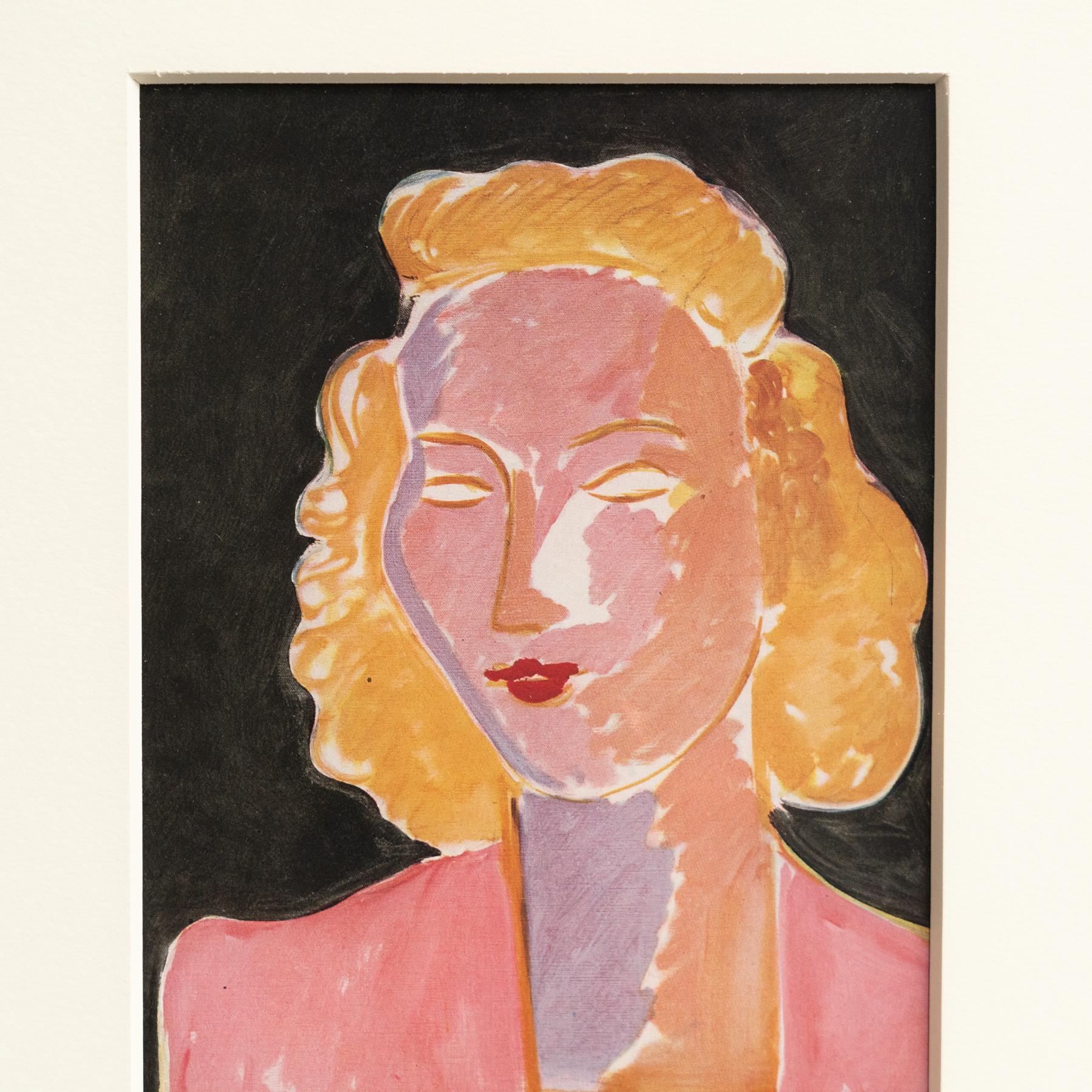 Mid-20th Century Rare Henri Matisse Artwork, Editions du Chene, 1943 For Sale