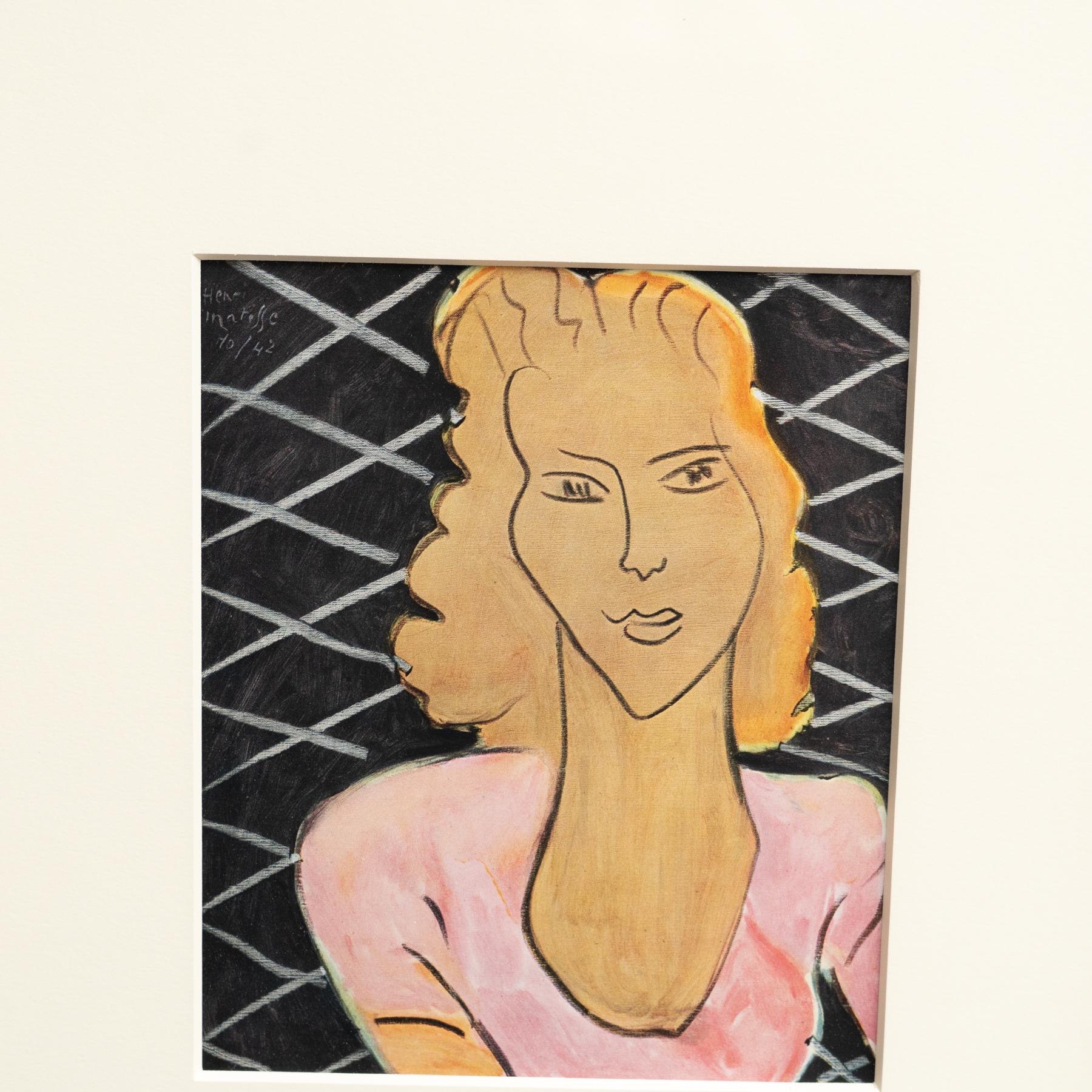 Mid-20th Century Rare Henri Matisse Artwork, Editions du Chene, 1943 For Sale
