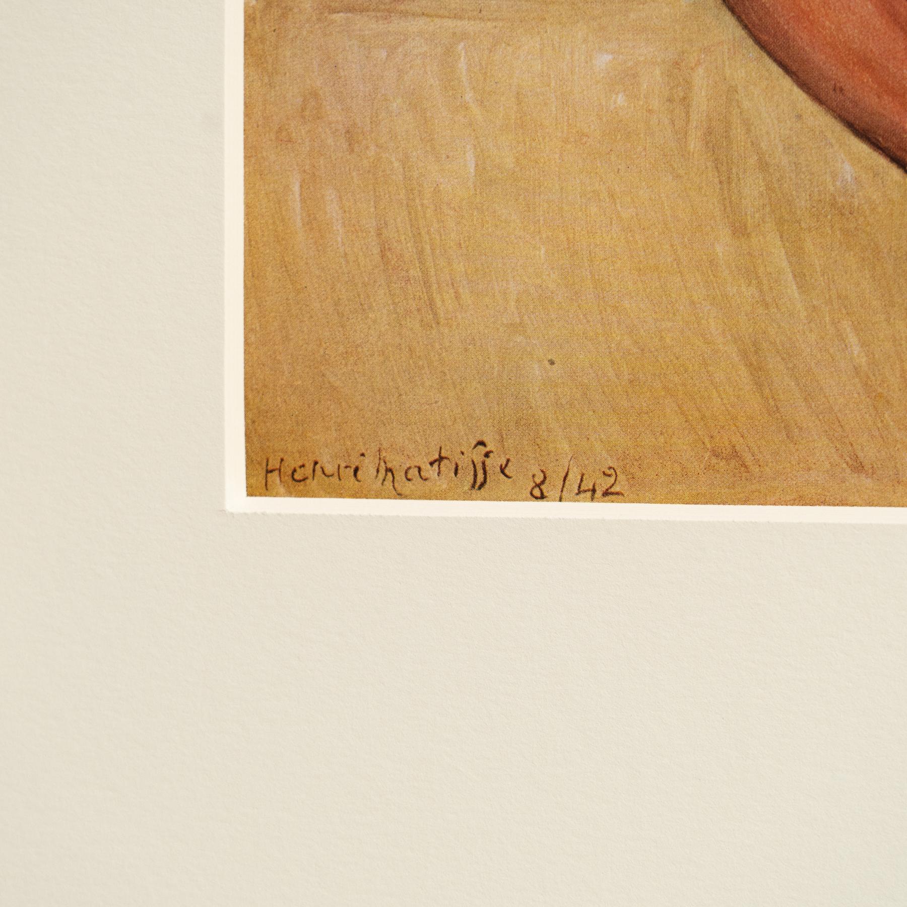 Mid-20th Century Rare Henri Matisse Artwork, Editions du Chene, 1943 For Sale