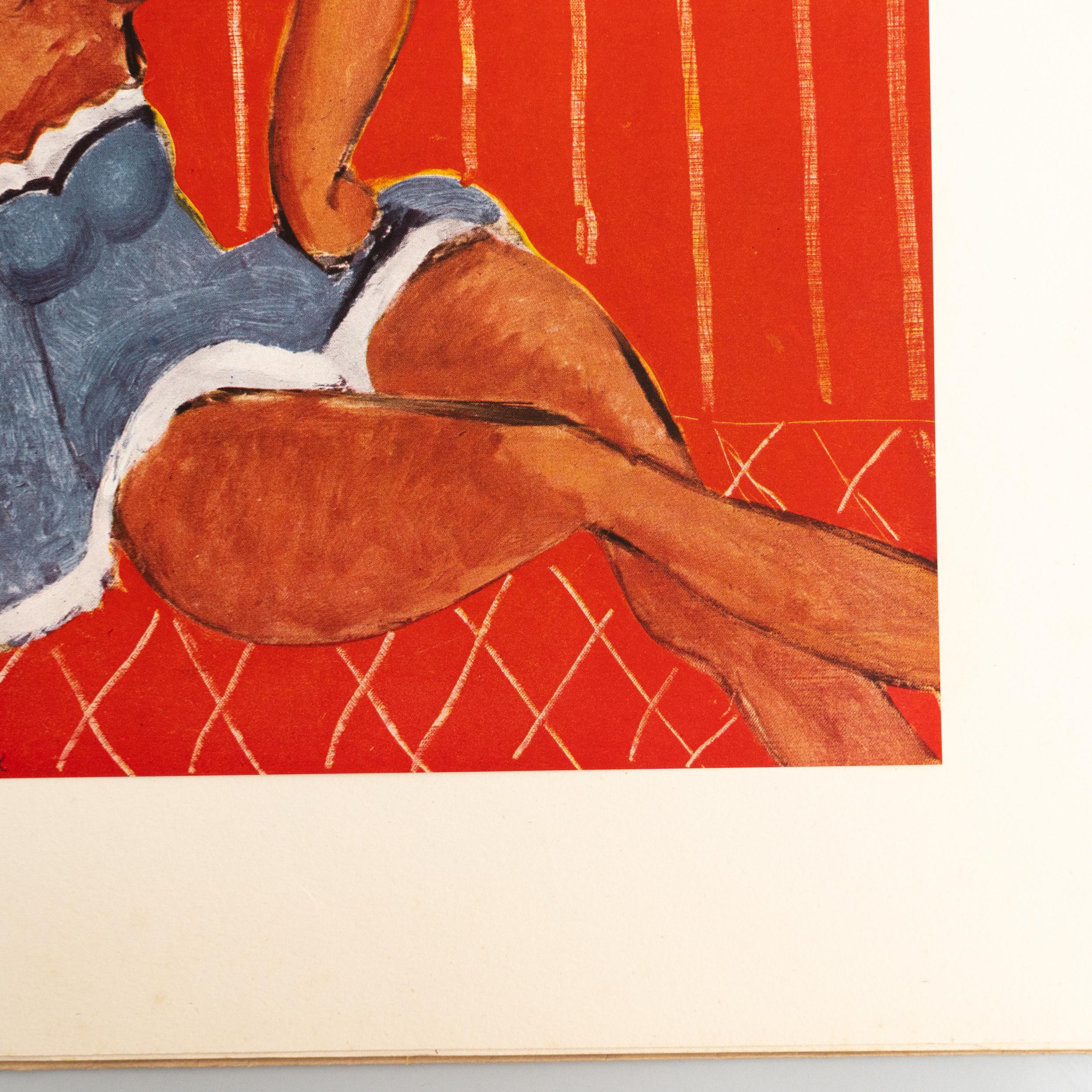 Rare Henri Matisse Lithograph, Editions du Chene, 1943 In Good Condition For Sale In Barcelona, Barcelona