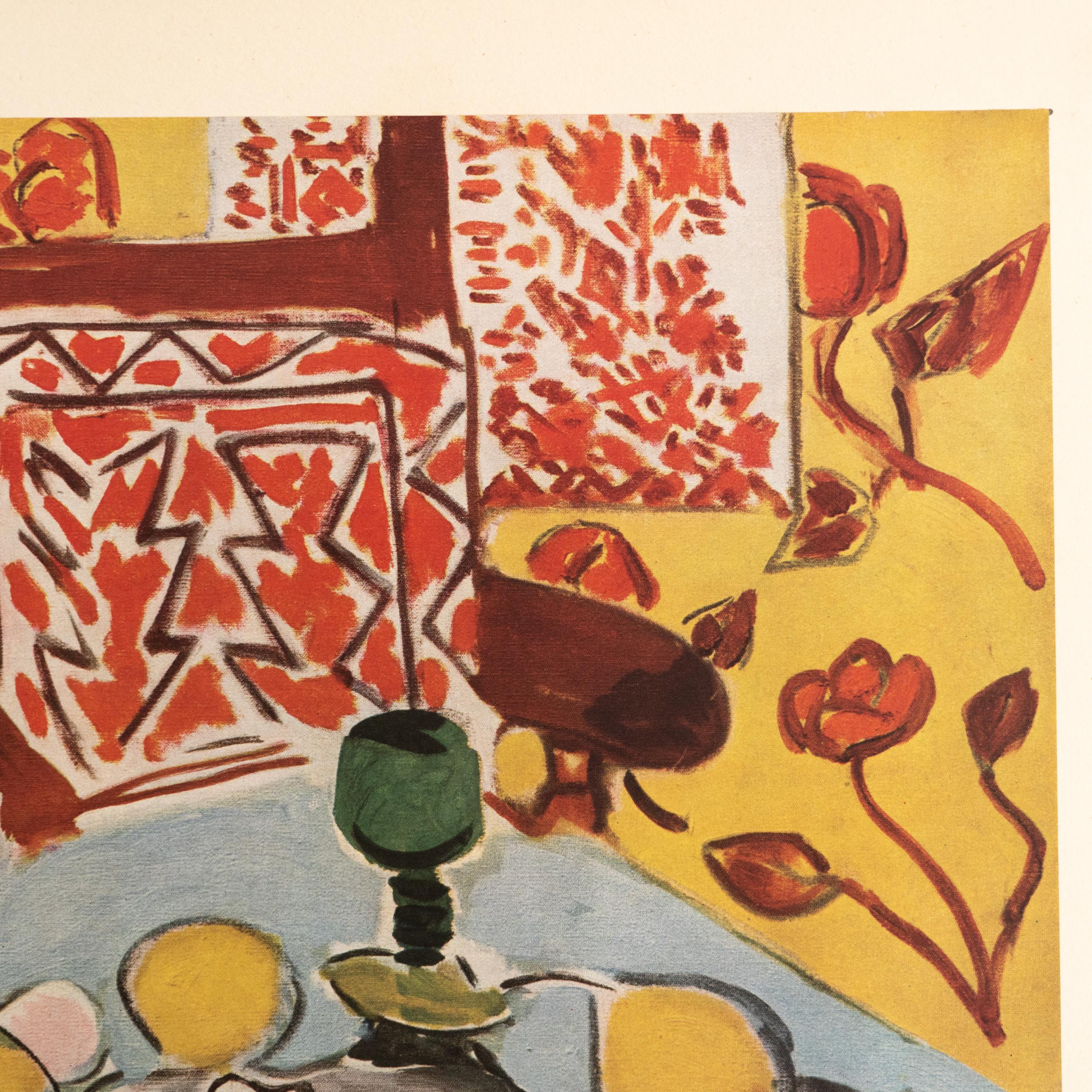 Rare Henri Matisse Lithograph, Editions du Chene, 1943 In Good Condition For Sale In Barcelona, Barcelona