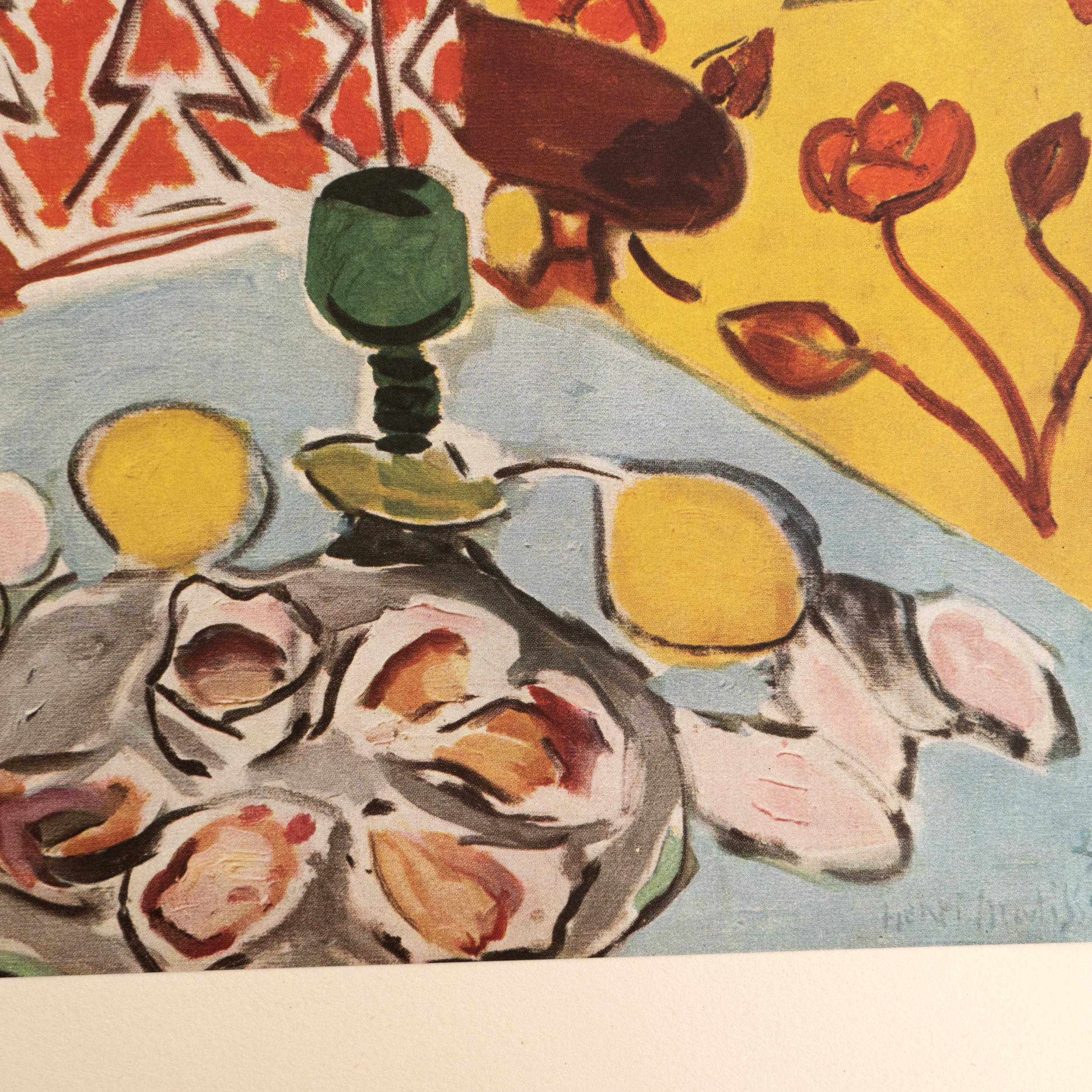 Milieu du XXe siècle Rare lithographie d'Henri Matisse, Éditions du Chene, 1943 en vente