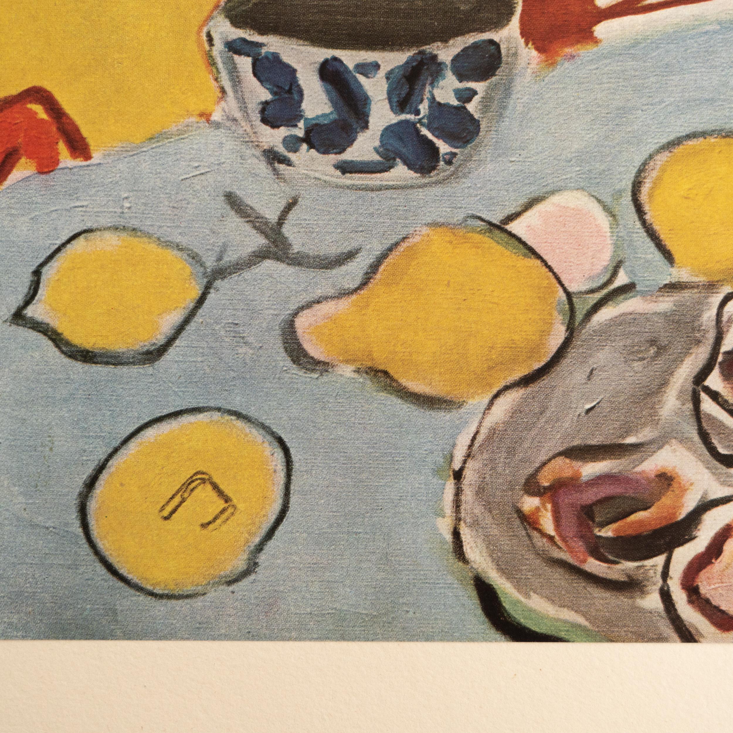 Papier Rare lithographie d'Henri Matisse, Éditions du Chene, 1943 en vente