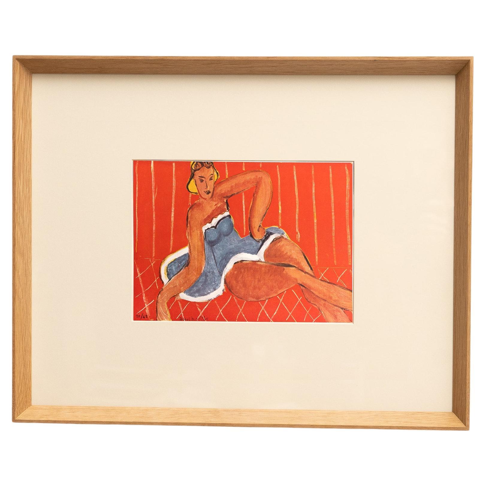 Rare Henri Matisse Lithograph, Editions du Chene, 1943 For Sale