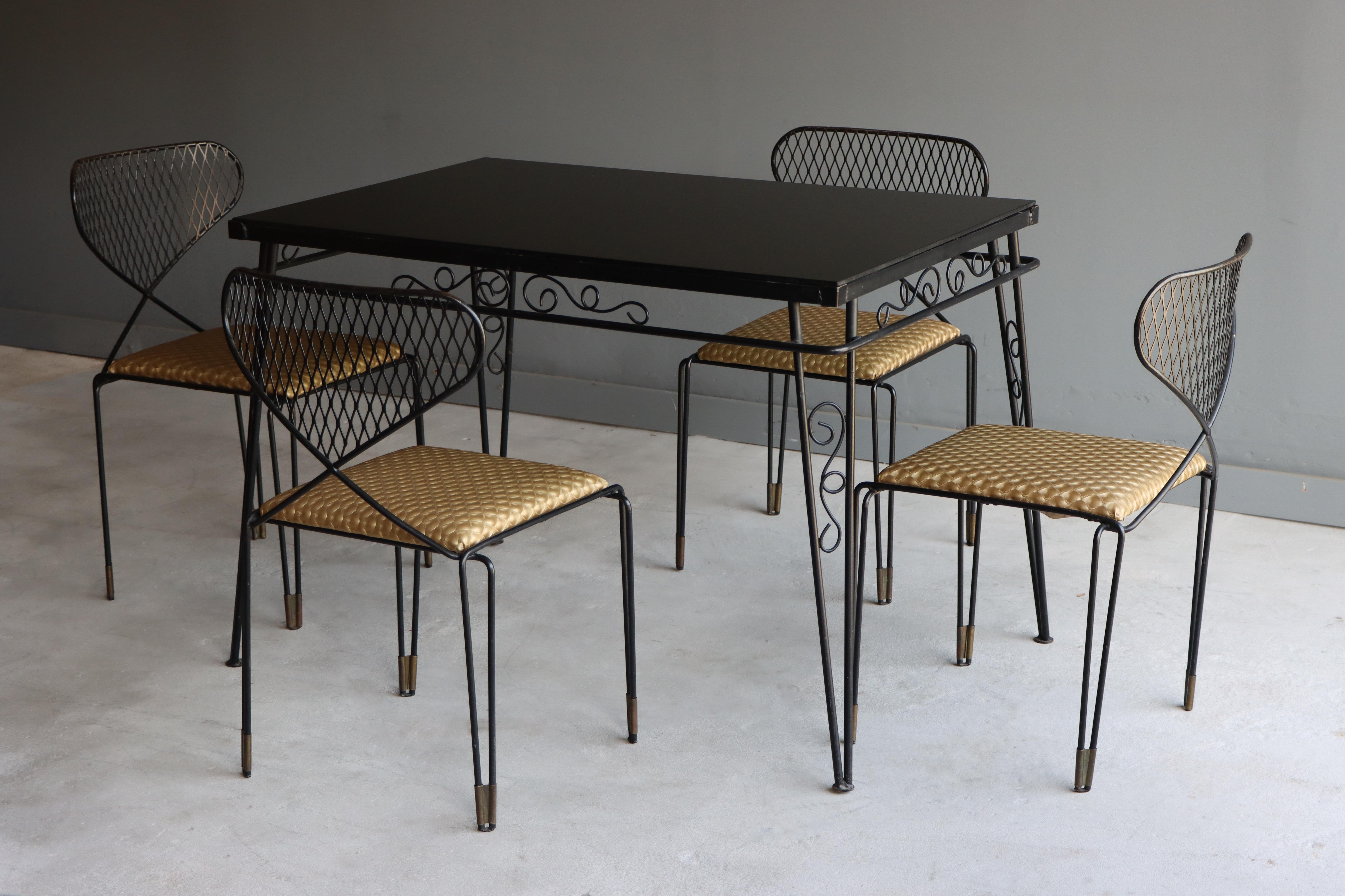 Seltenes Henry P. Glass für Stux Patio oder Esstisch-Set im Angebot 5