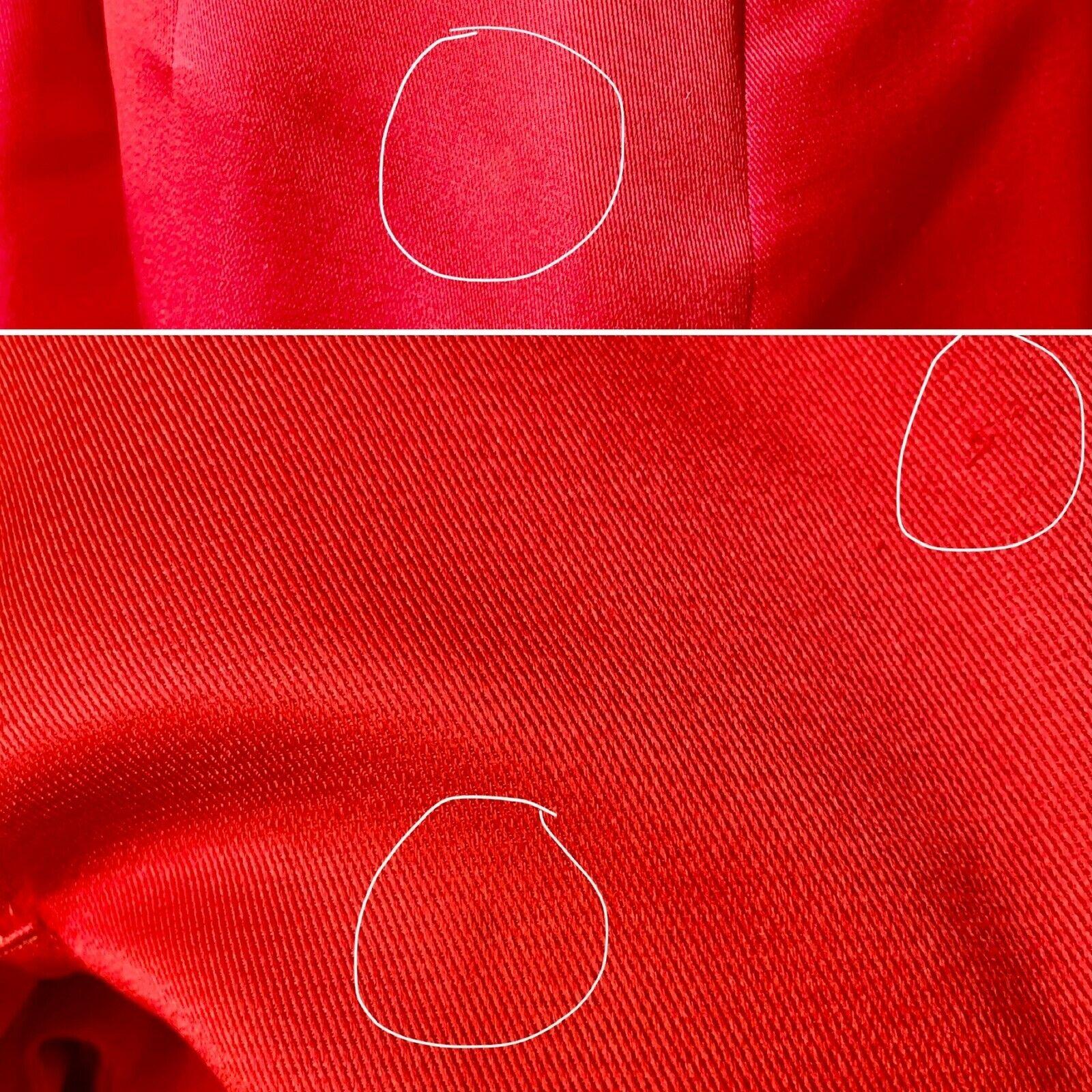 Rare HERBERT SONDHEIM 1950s Vintage Red Satin COUTURE Cocktail Dress XS/S 1