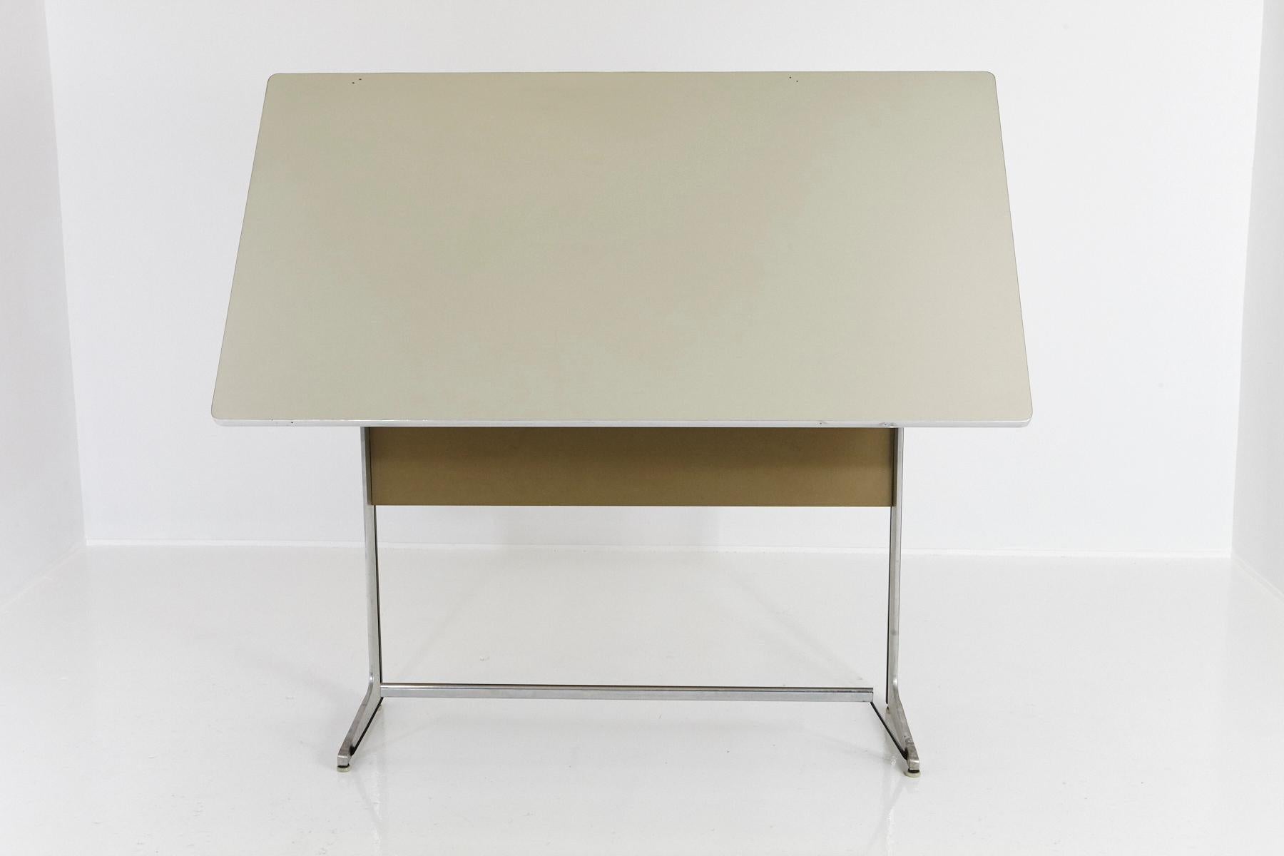 American Rare Herman Miller Action Office Standing Desk and Drawing Table, 1960s For Sale
