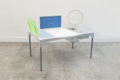 Rare Herman Miller "RED SNAPPER" Desk, Designed by Ayse Byrnel