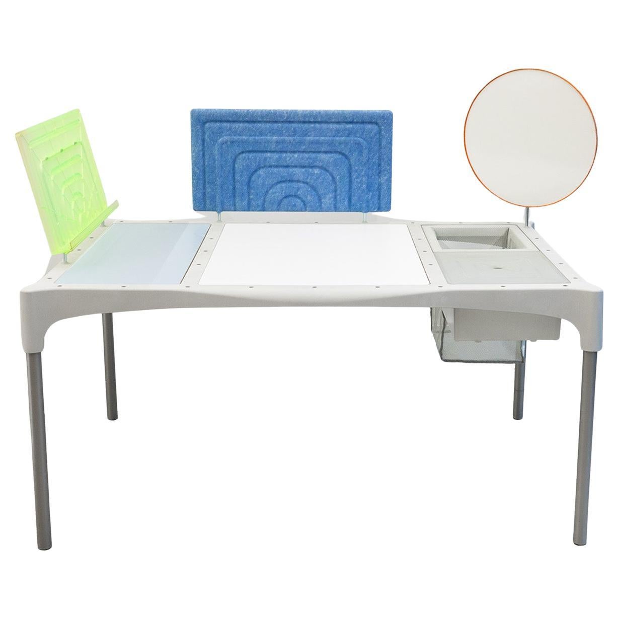 Rare Herman Miller "RED SNAPPER" Desk, Designed by Ayse Byrnel For Sale