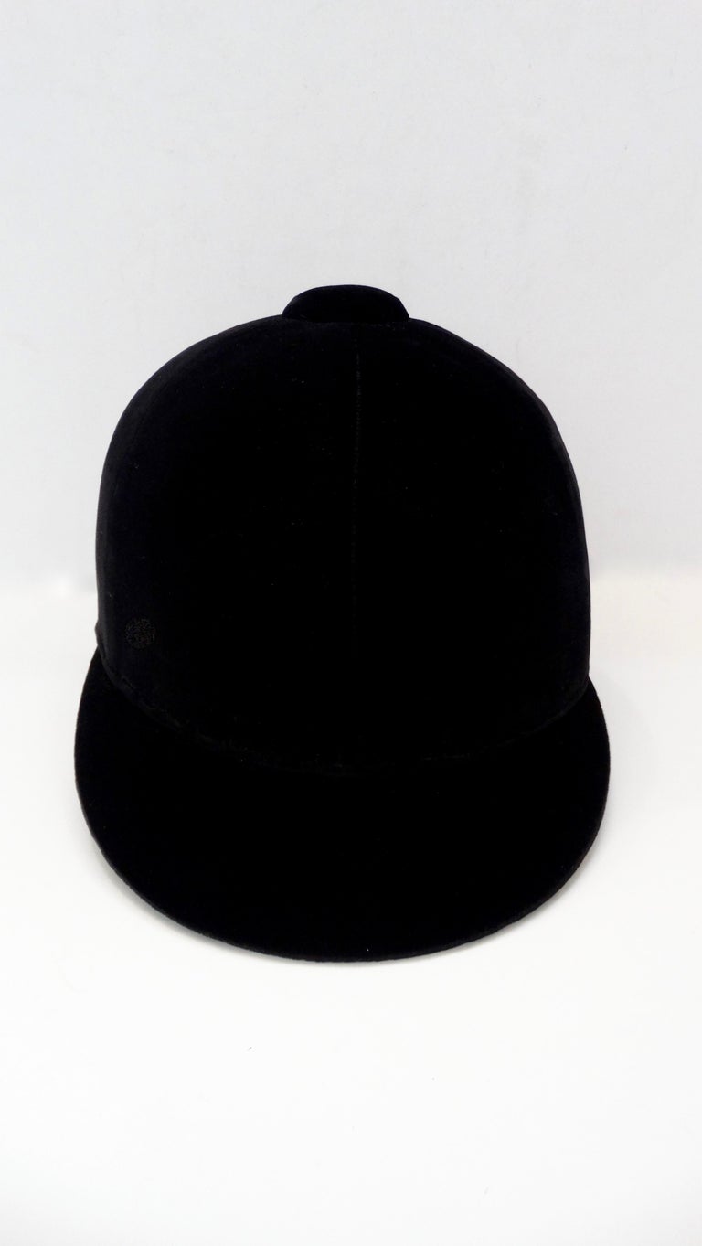 Hermés Rare 1950s Velvet Riding Helmet and Spurs For Sale at 1stDibs