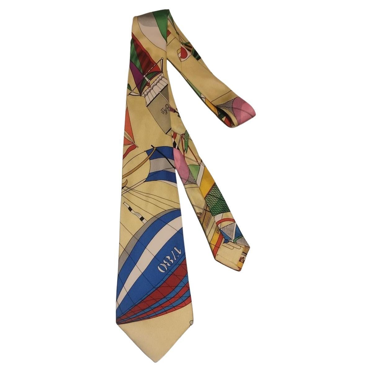 Rare Hermès Air Balloons Tie For Sale
