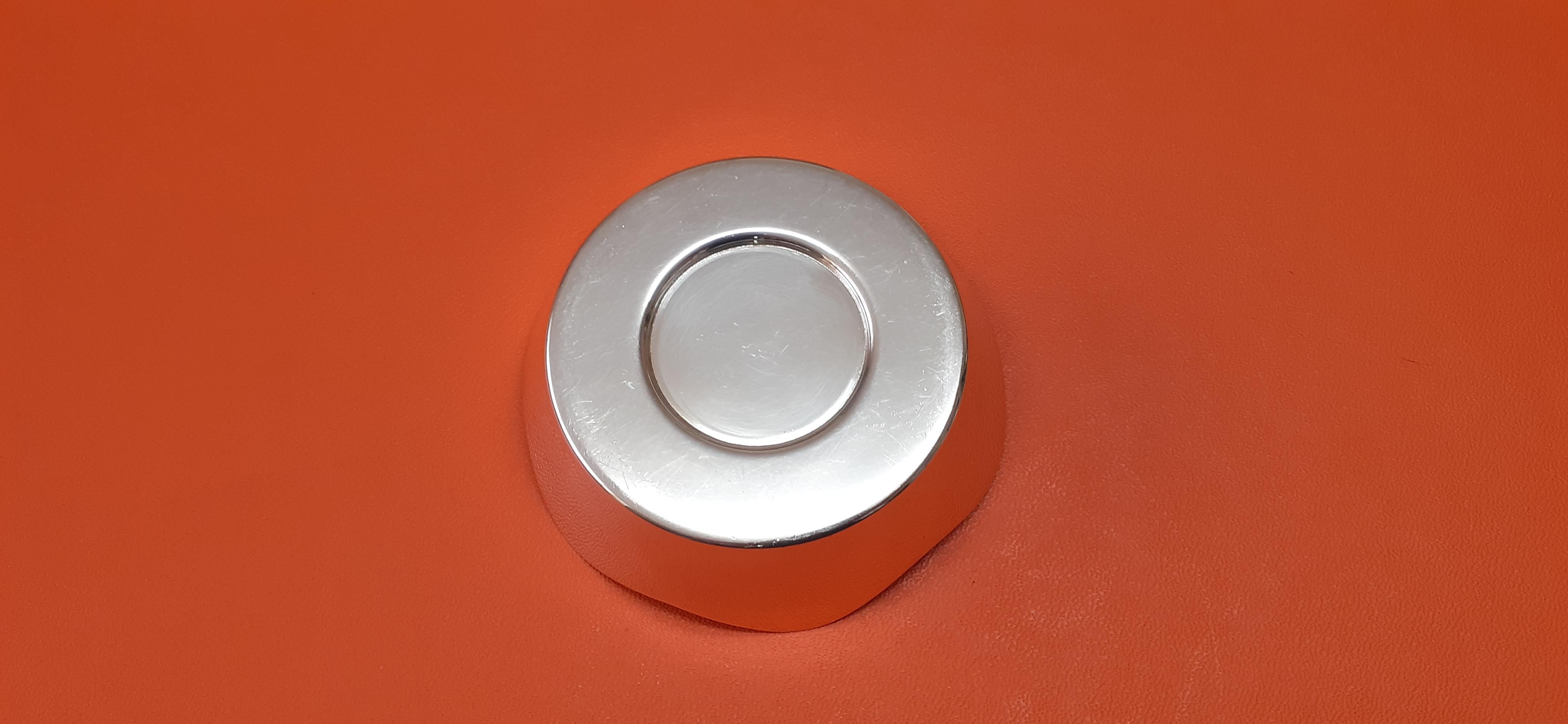 Rare Hermès Ashtray Change Tray Golf Pattern in Metal Ravinet d'Enfert 3