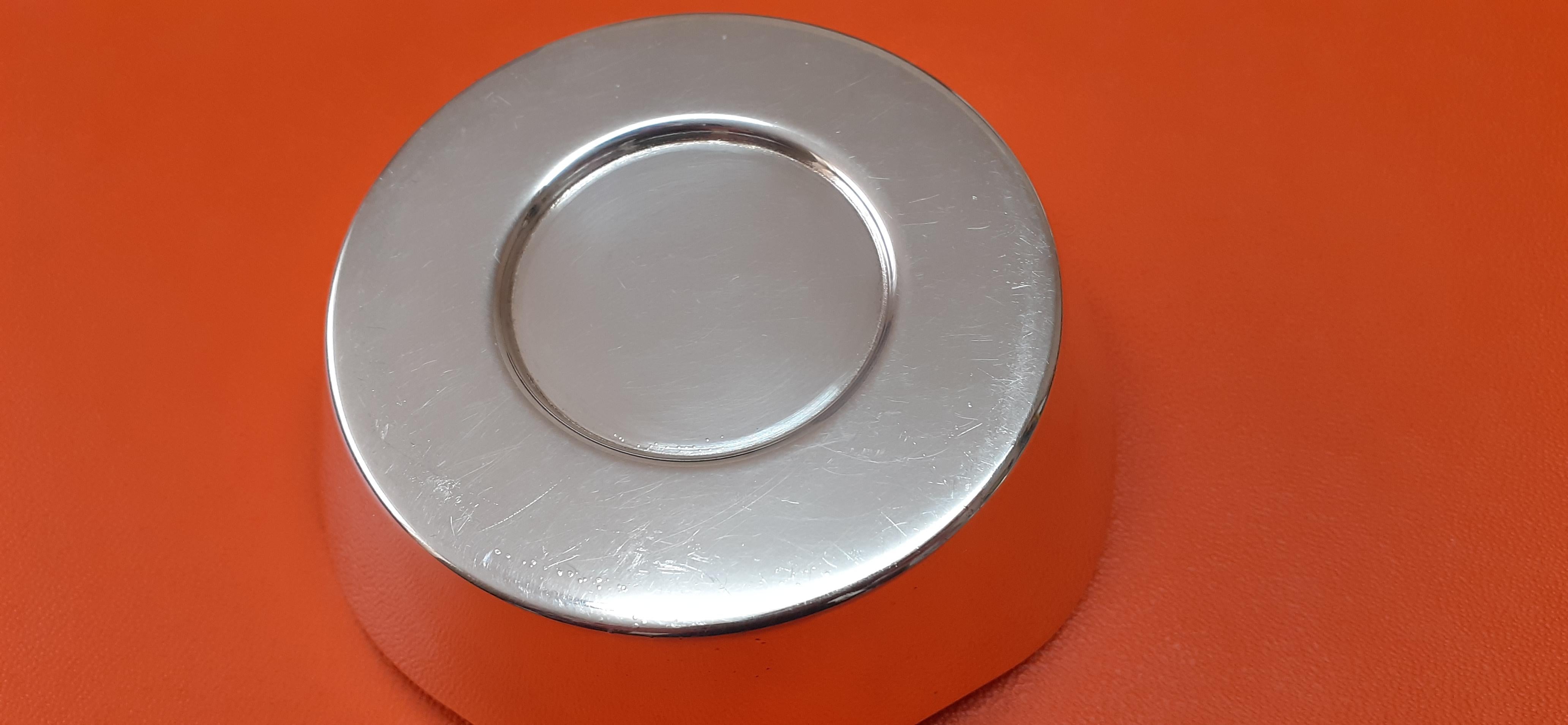 Rare Hermès Ashtray Change Tray Golf Pattern in Metal Ravinet d'Enfert 4
