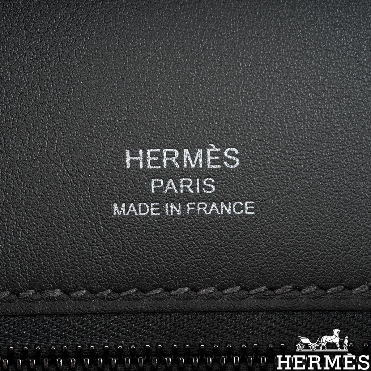 Rare Hermès Birkin 25cm Gris Caillou Grizzly/ Gris Meyer Swift PHW en vente 2