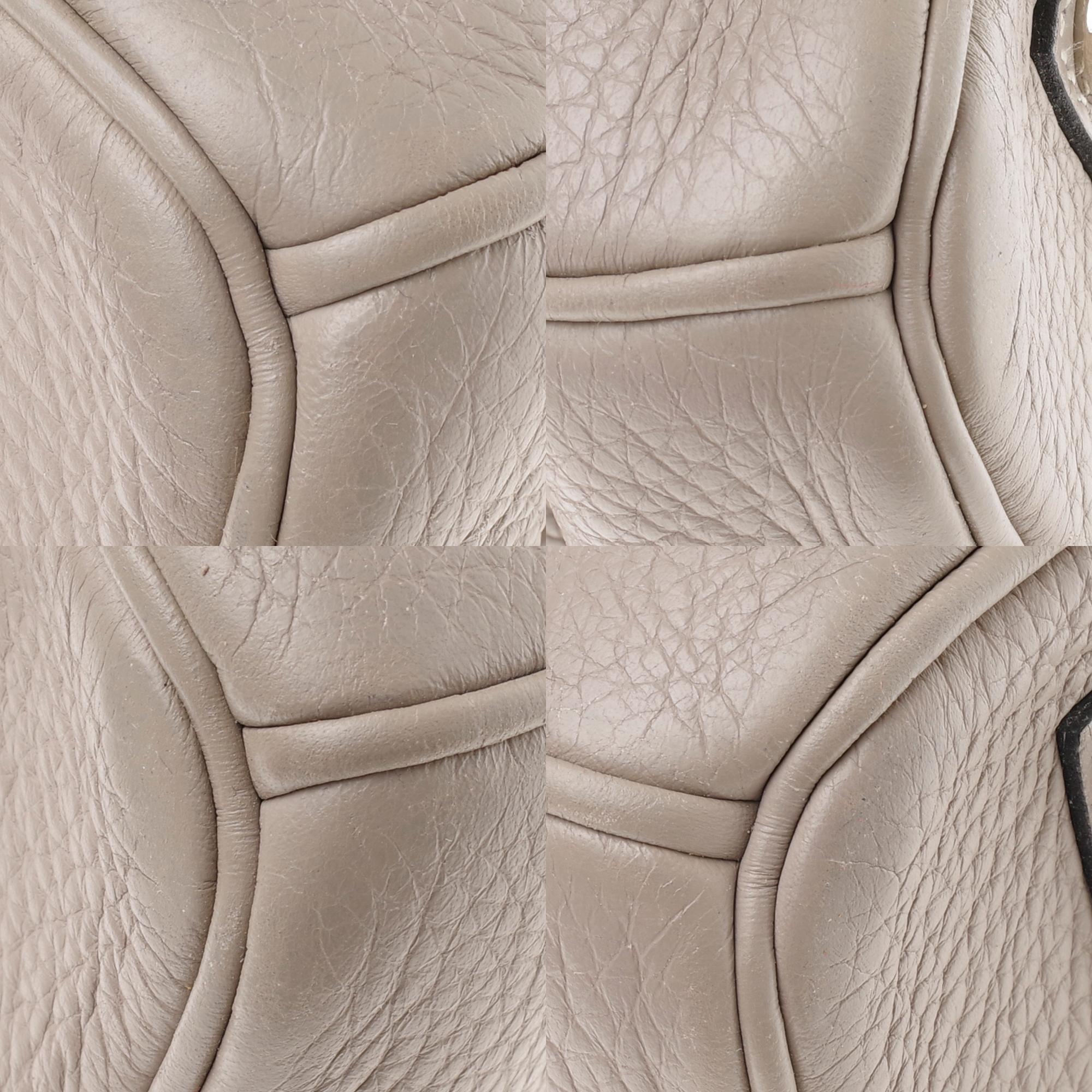 Rare Hermès Birkin 35 handbag in Togo Dove Grey leather, Silver hardware ! 6