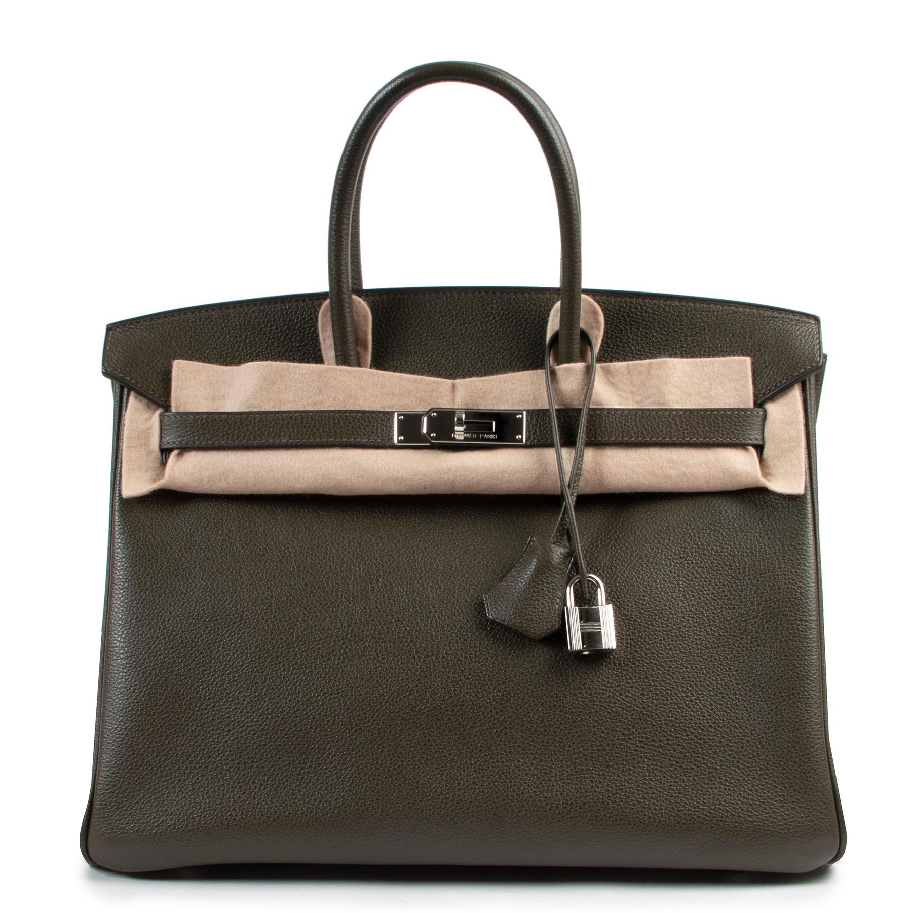 Hermes vert bronze sales