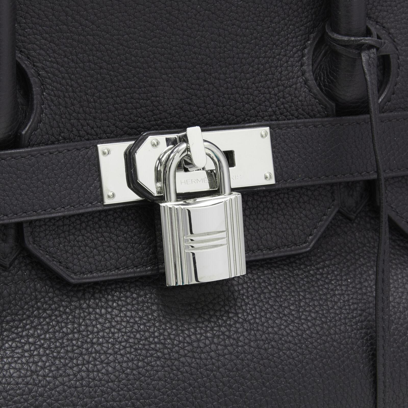 Hermès - Sac à bandoulière long en cuir togo noir « Birkin Jean Paul Gaultier » PHW, rare 3