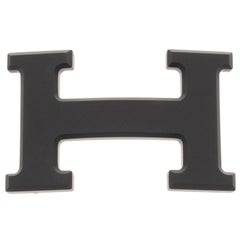 RARE Hermès Buckle H Plaqué PVD Black for strap in 32 mm / Like New