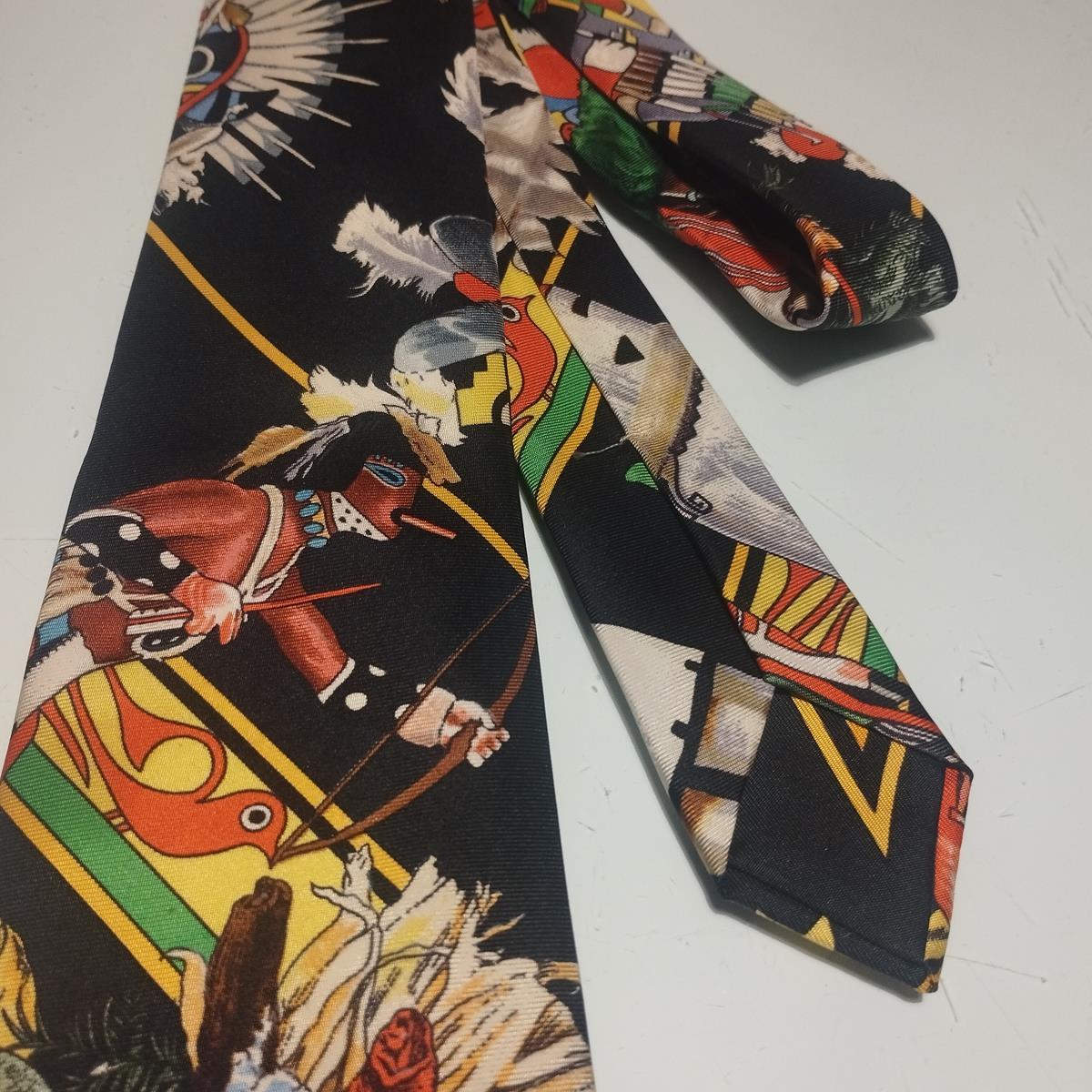 Black Rare Hermès Circus Tie For Sale