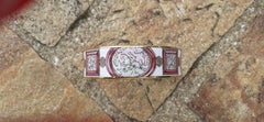 Rare bracelet Hermès en émail Wedgwood rose Taille GM 70