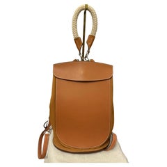 Rare Hermes gold leather Sherpa bag/ backpack