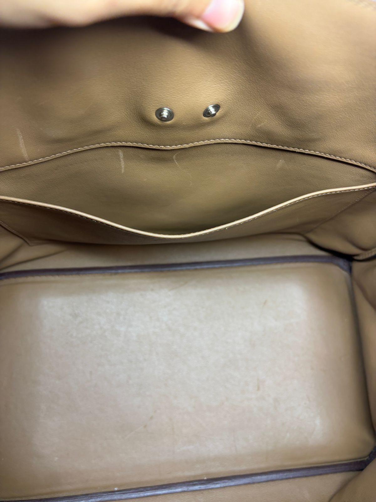Rare Hermes Gold Swift Leather Shadow Birkin 35 Bag 8