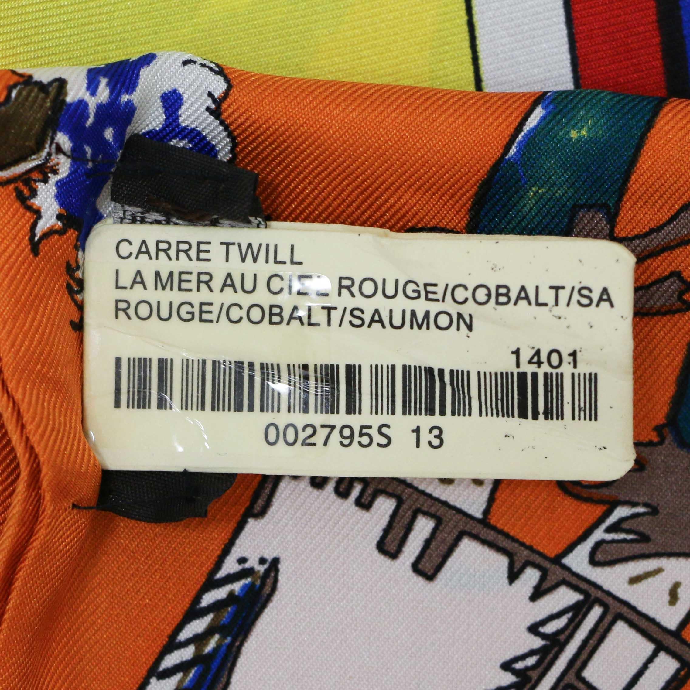 Women's or Men's Rare Hermès Kachinas large Twilly For Sale