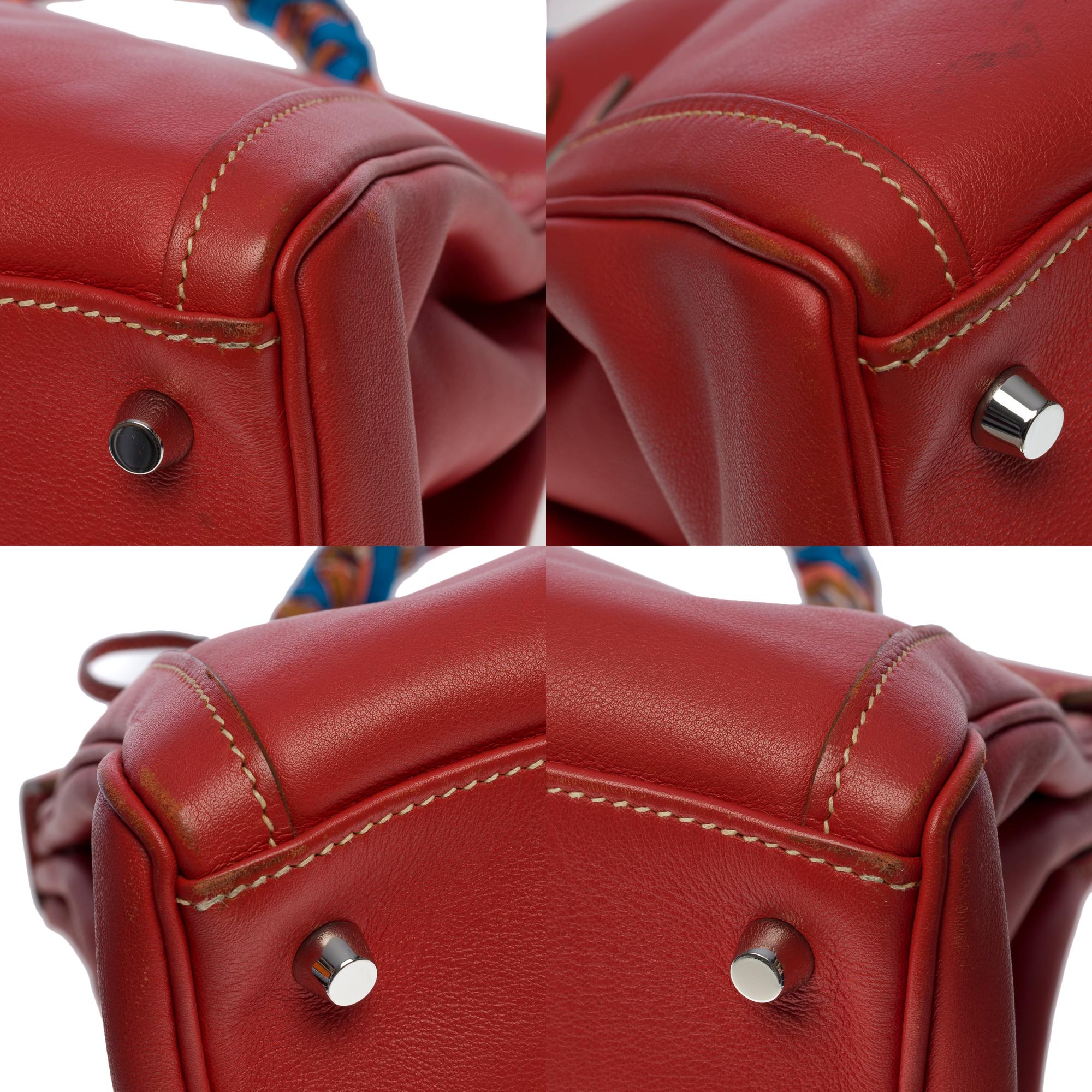 Seltener Hermès Kelly Lakis 35 Handtaschenriemen aus sanguinischem Mauerkalbsleder, PHW 5