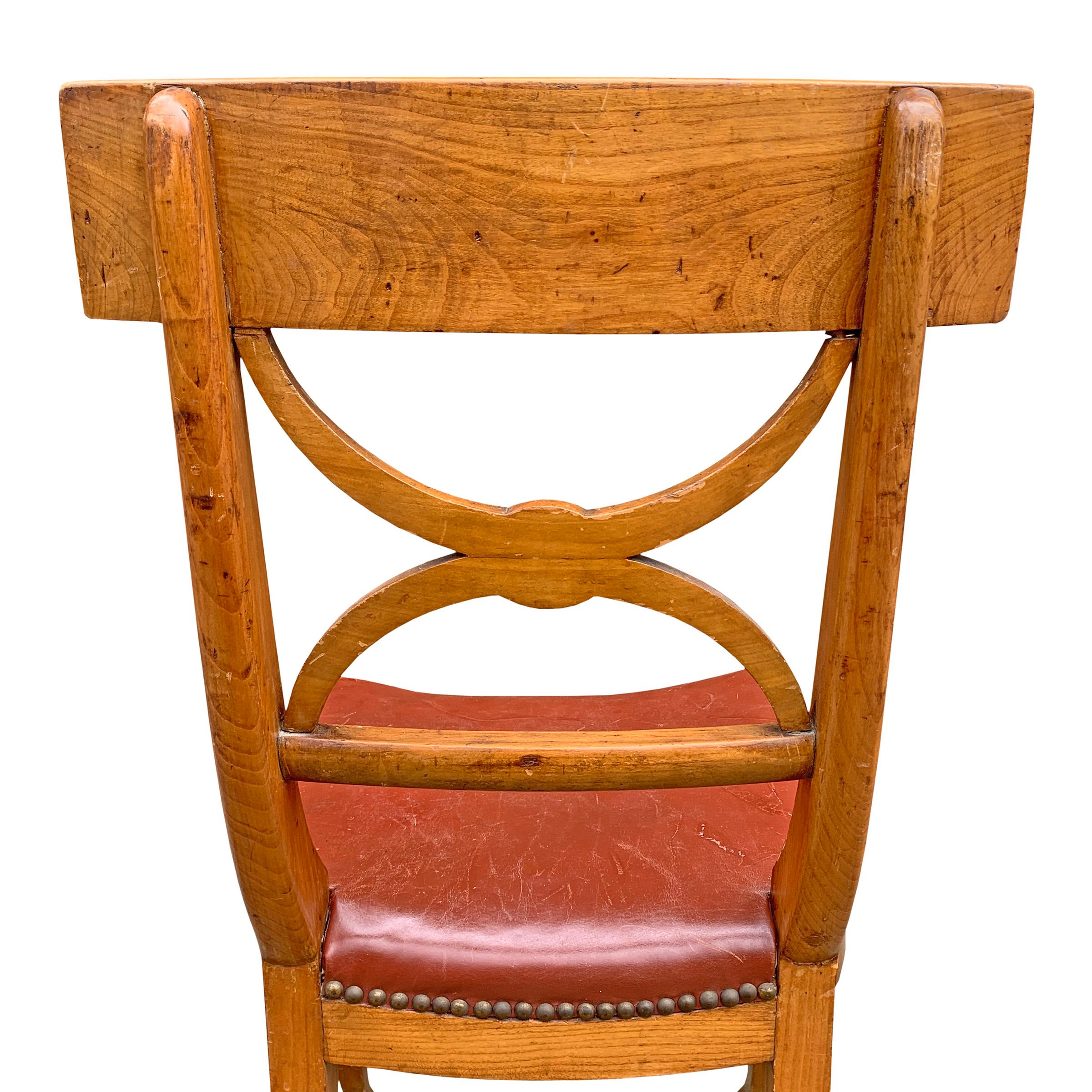 Rare Hermès Klismos Chair 6