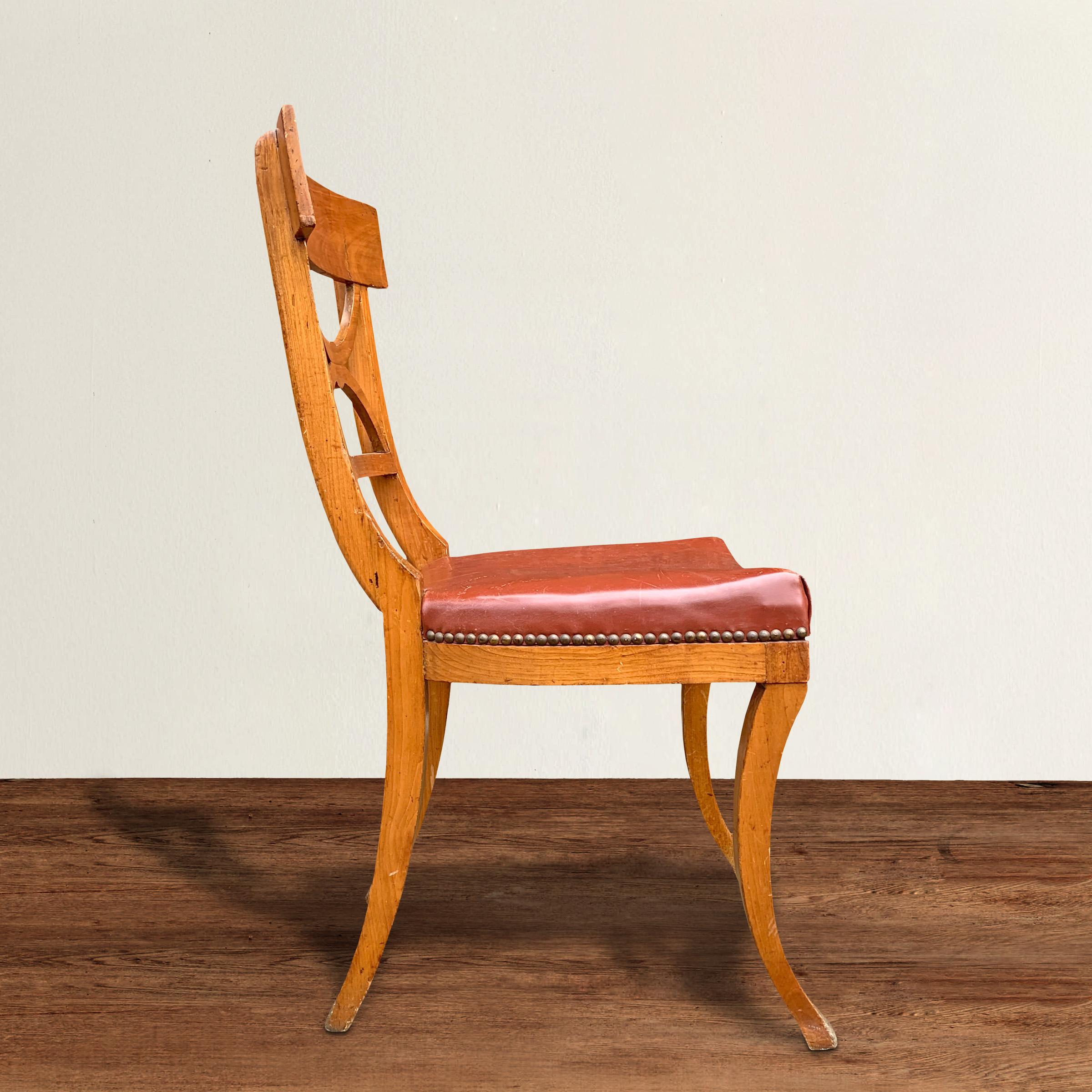 Neoclassical Rare Hermès Klismos Chair