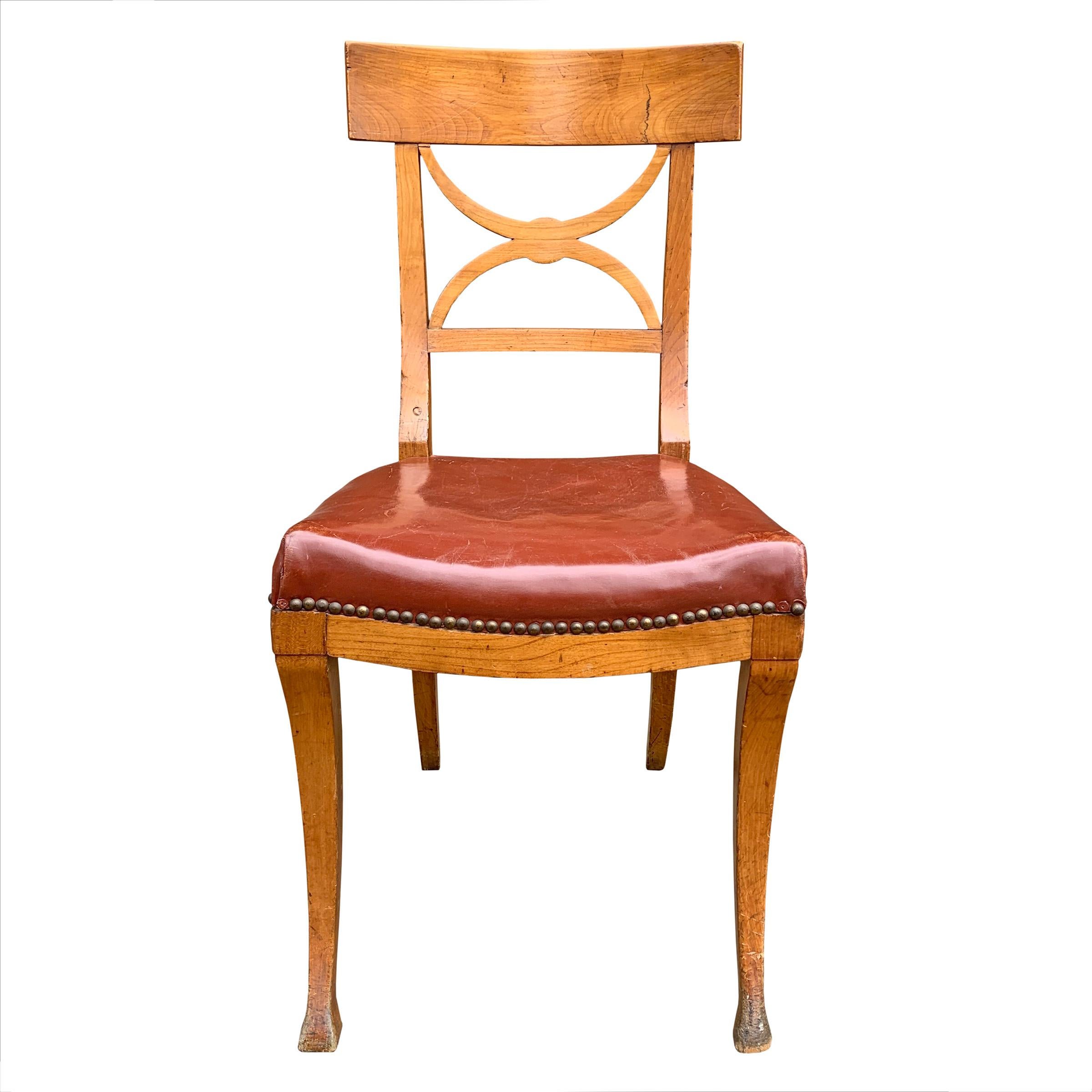 Rare Hermès Klismos Chair In Good Condition In Chicago, IL