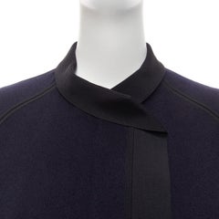 rare HERMES Martin Margiela double faced cashmere oversized cocoon coat FR42 XL