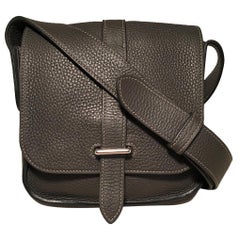 RARO Hermes Mini Gris Clemence Steve Caporal Crossbody Messenger Bolso de hombro