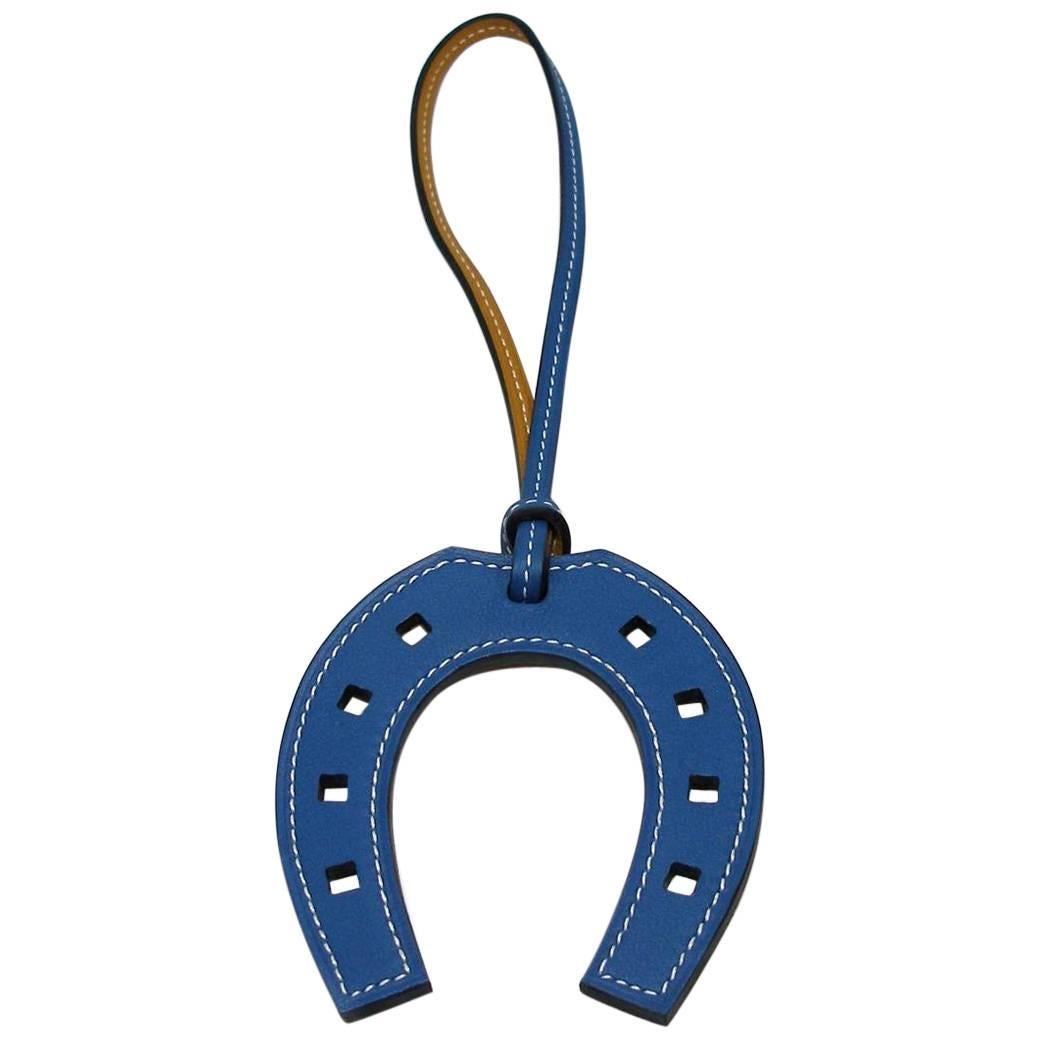 Rare Hermès Paddlock Fer A Cheval Horse Shoe Lucky Bag Charm / Like New
