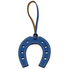 Rare Hermès Paddlock Fer A Cheval Horse Shoe Lucky Bag Charm / Like New
