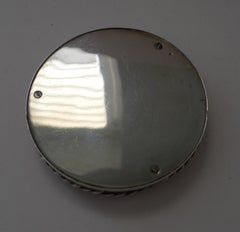 Seltene Hermès, Paris Sterling Silber Kette Link Schreibtisch Kompass c.1960