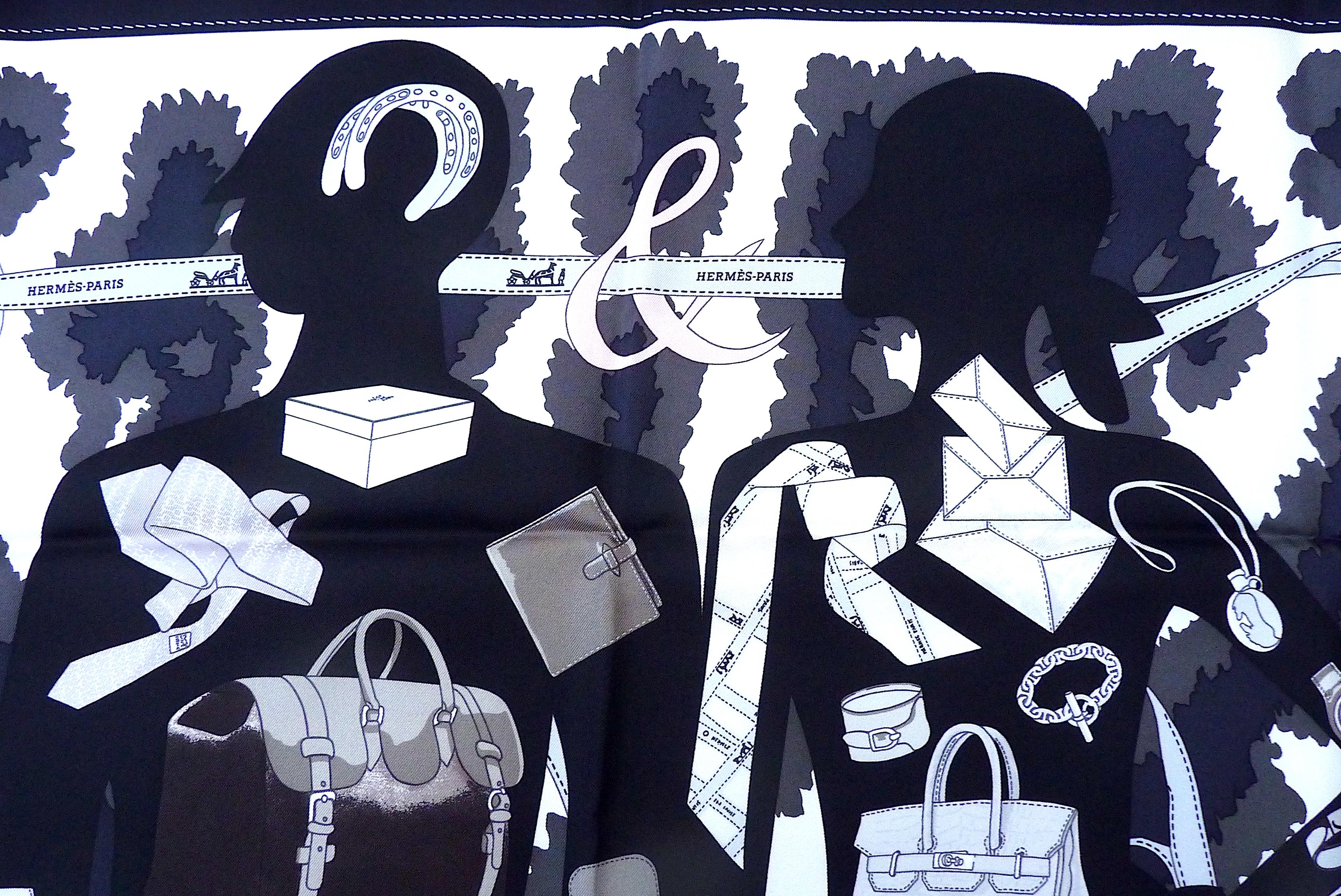 Women's or Men's Rare Hermes Scarf BNIB Special Edition for 30th Anniversary of Hermes Japan