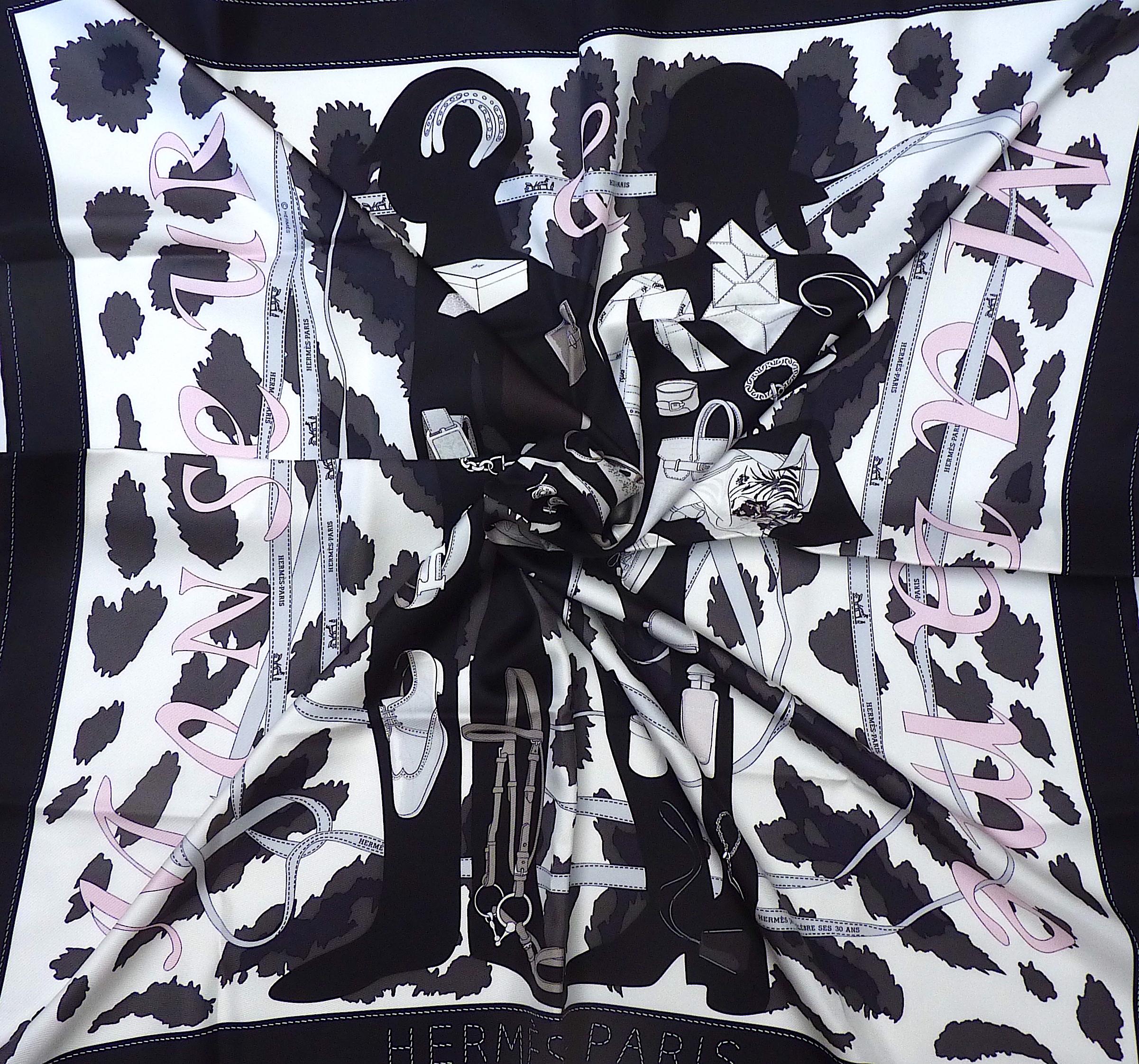 Rare Hermes Scarf BNIB Special Edition for 30th Anniversary of Hermes Japan 3