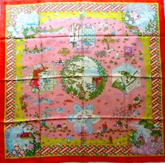 Rare Hermes Scarf BRAND NEW with Box Ballade de Heian Special Edition E Gallé
